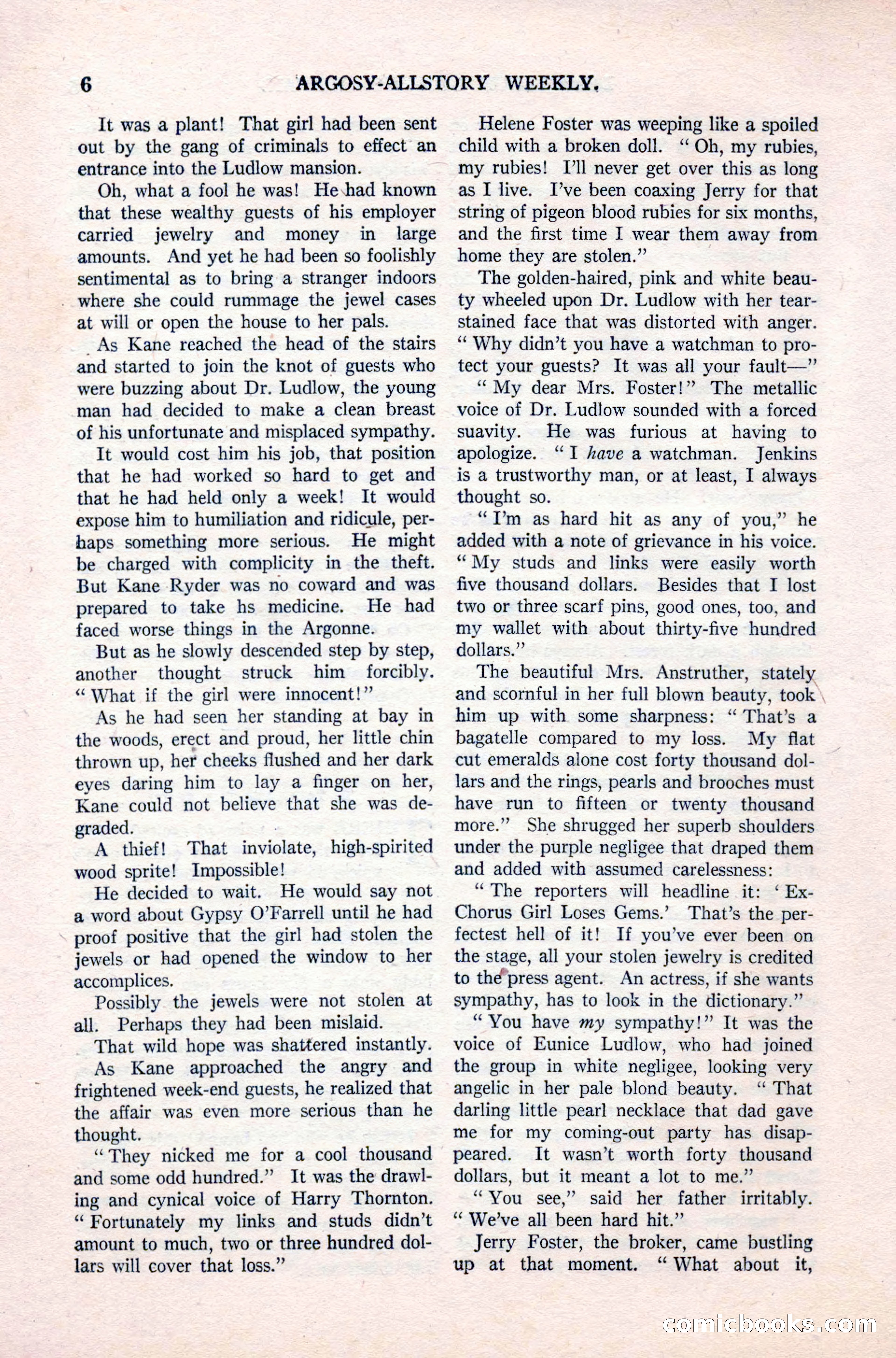 Argosy All-Story Weekly, September 26, 1925 — page 12 of 168