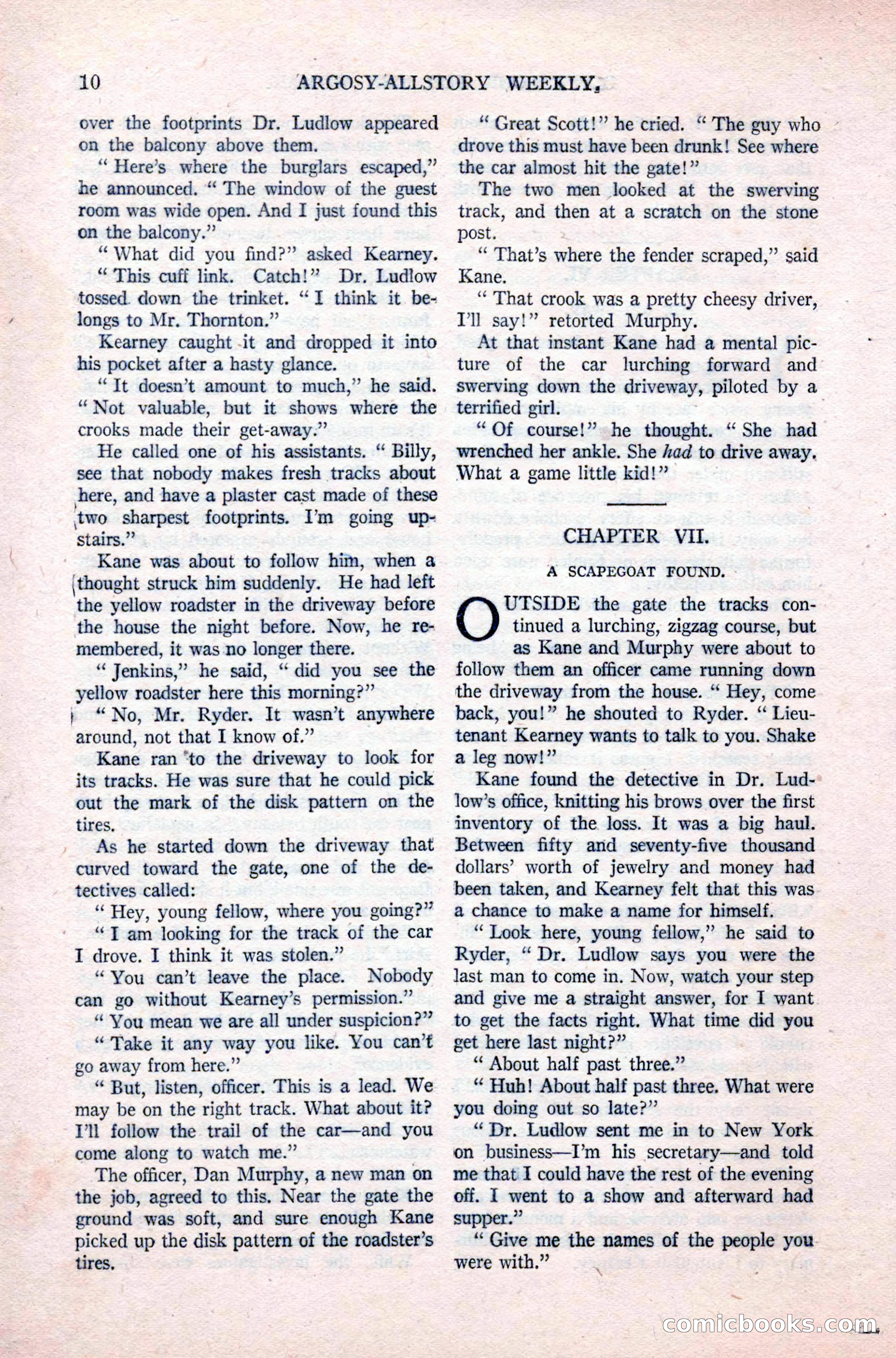 Argosy All-Story Weekly, September 26, 1925 — page 16 of 168