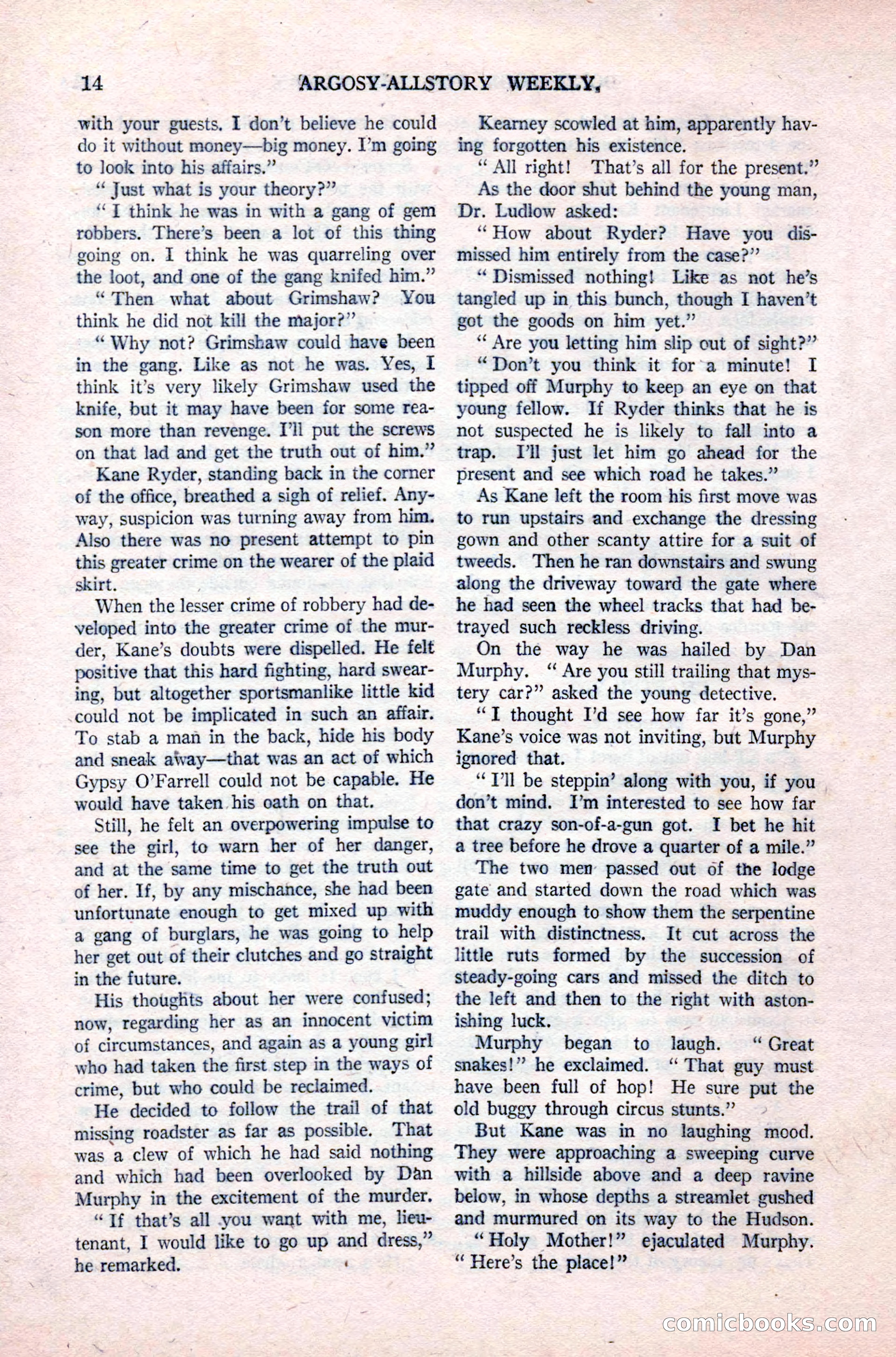 Argosy All-Story Weekly, September 26, 1925 — page 20 of 168