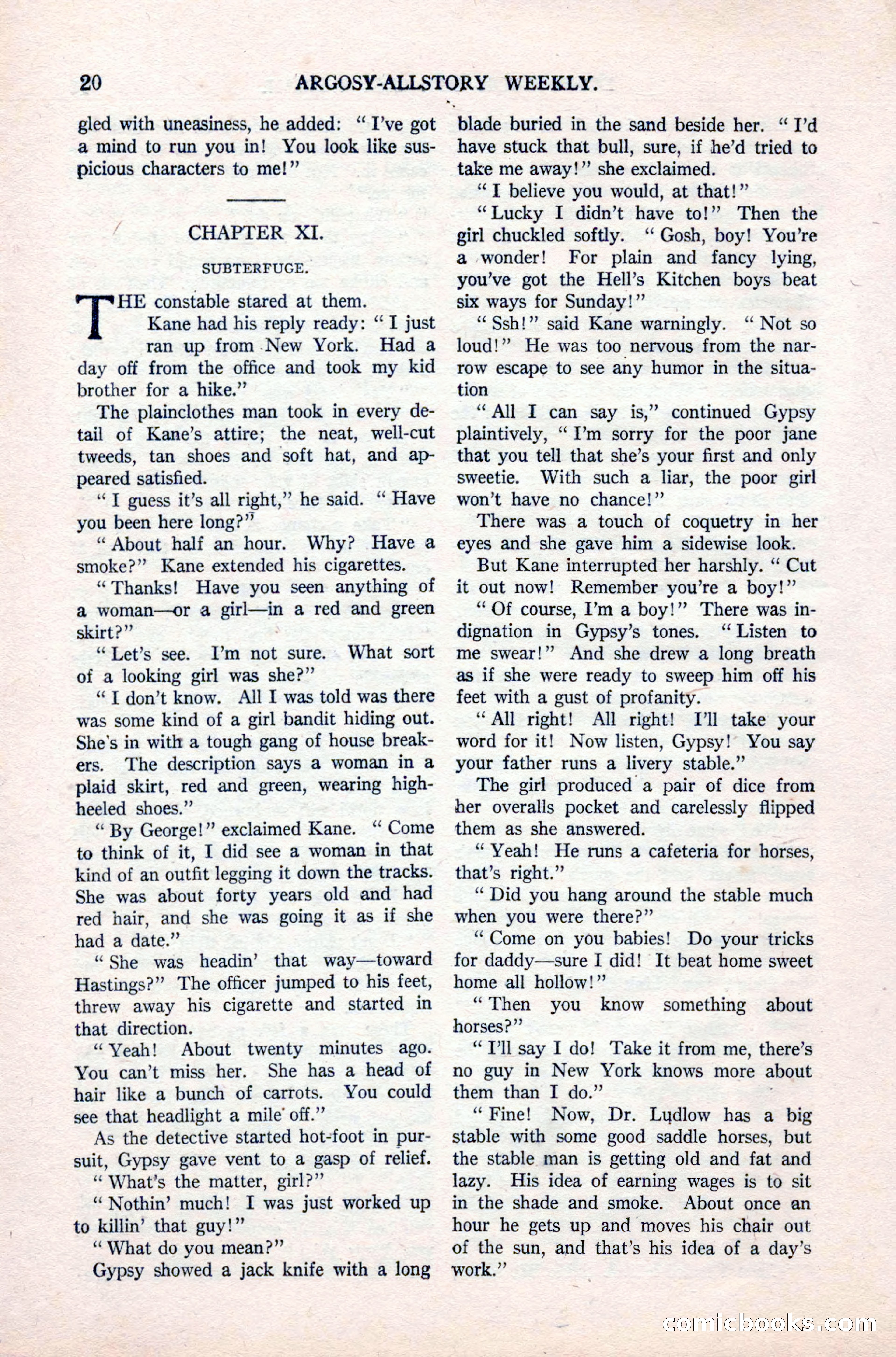 Argosy All-Story Weekly, September 26, 1925 — page 26 of 168