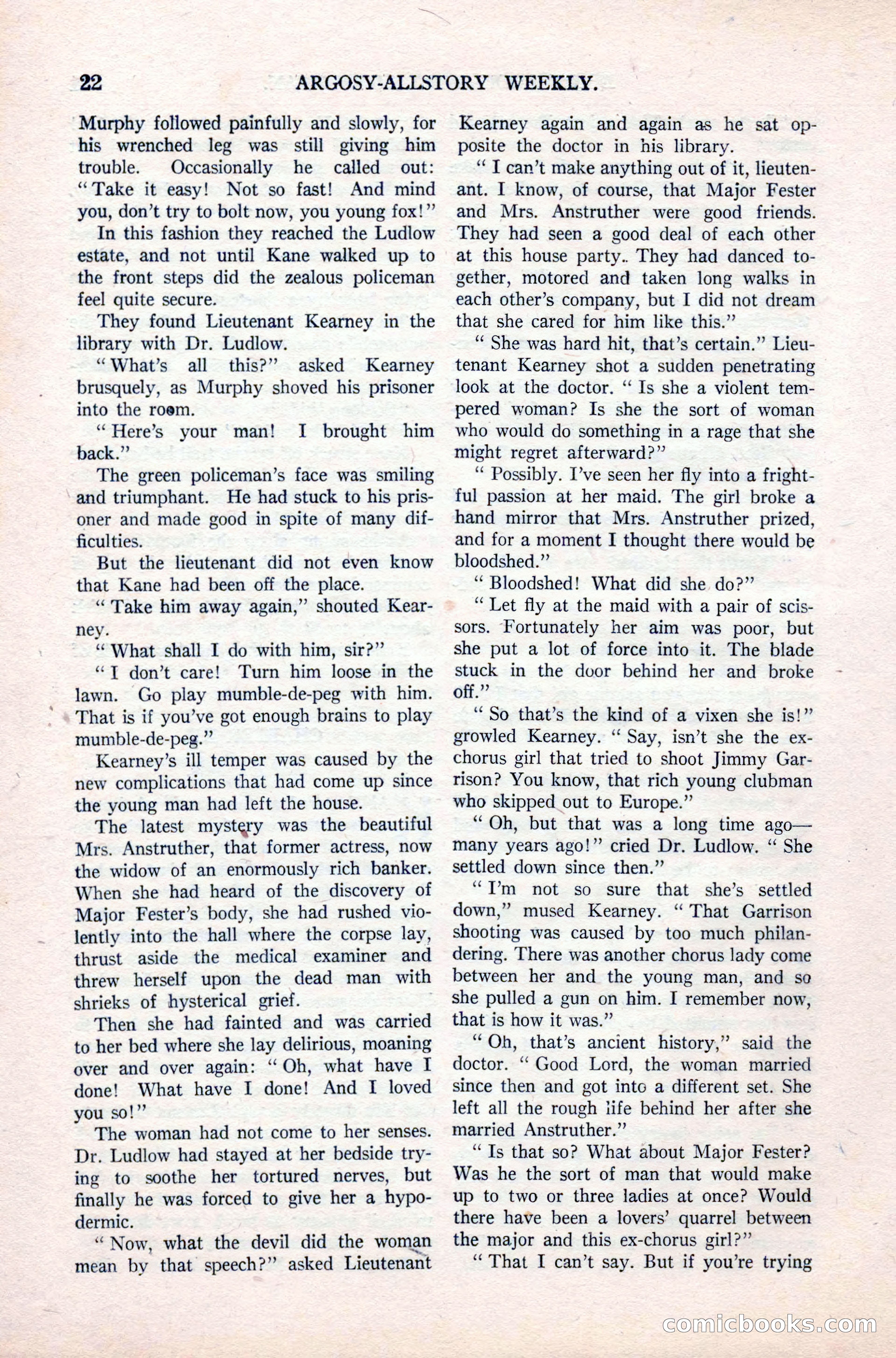 Argosy All-Story Weekly, September 26, 1925 — page 28 of 168