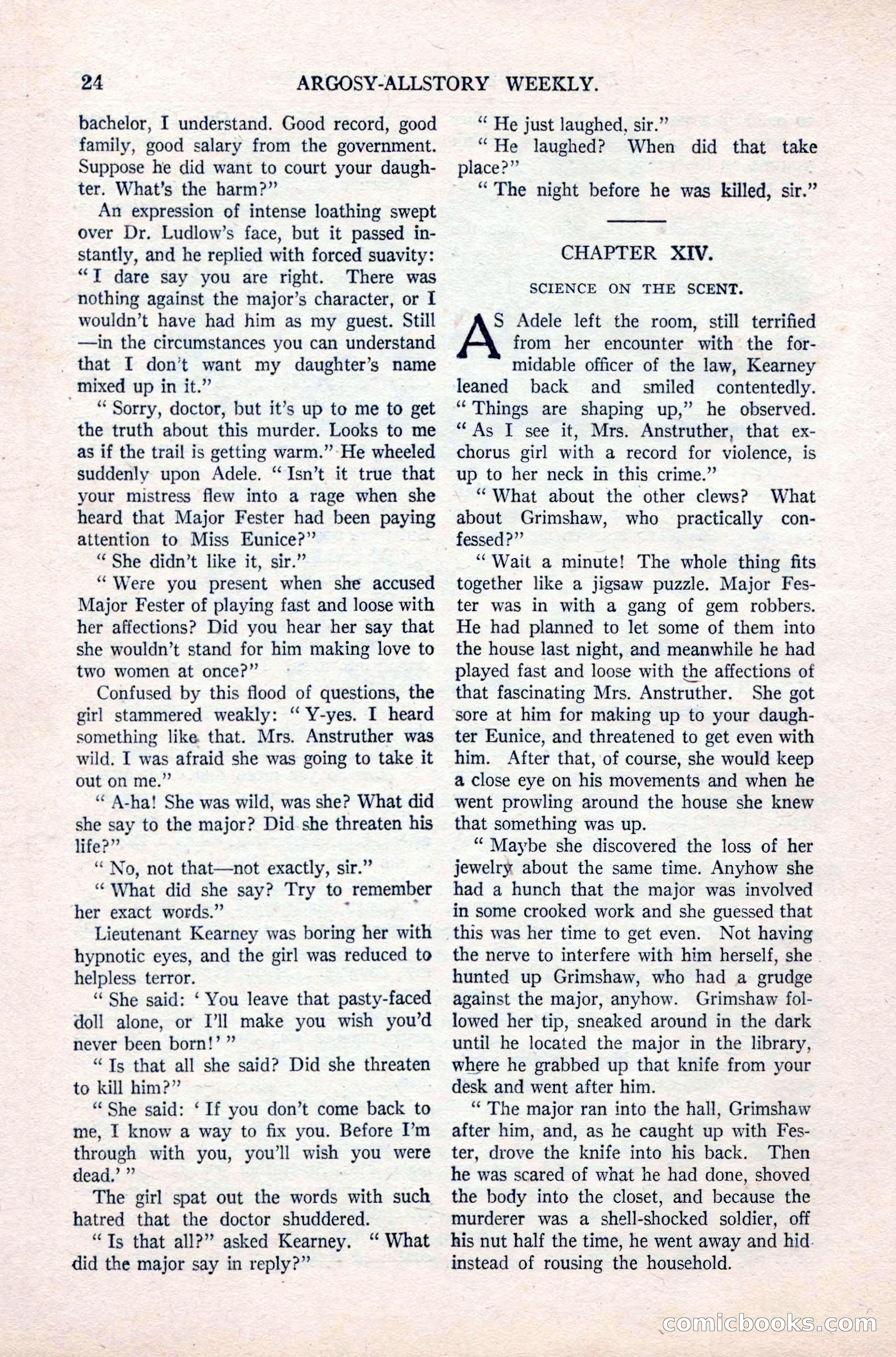Argosy All-Story Weekly, September 26, 1925 — page 30 of 168