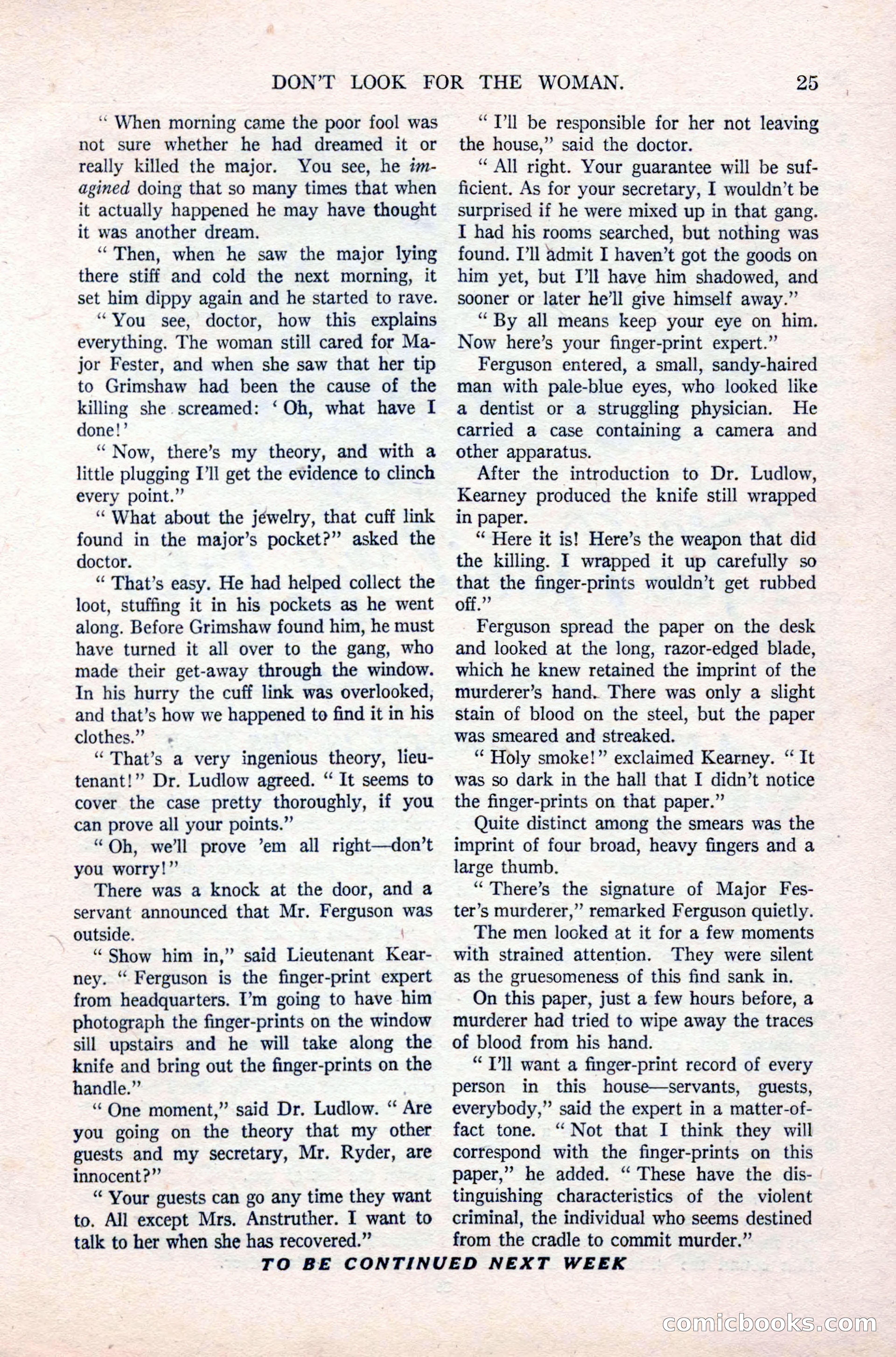 Argosy All-Story Weekly, September 26, 1925 — page 31 of 168
