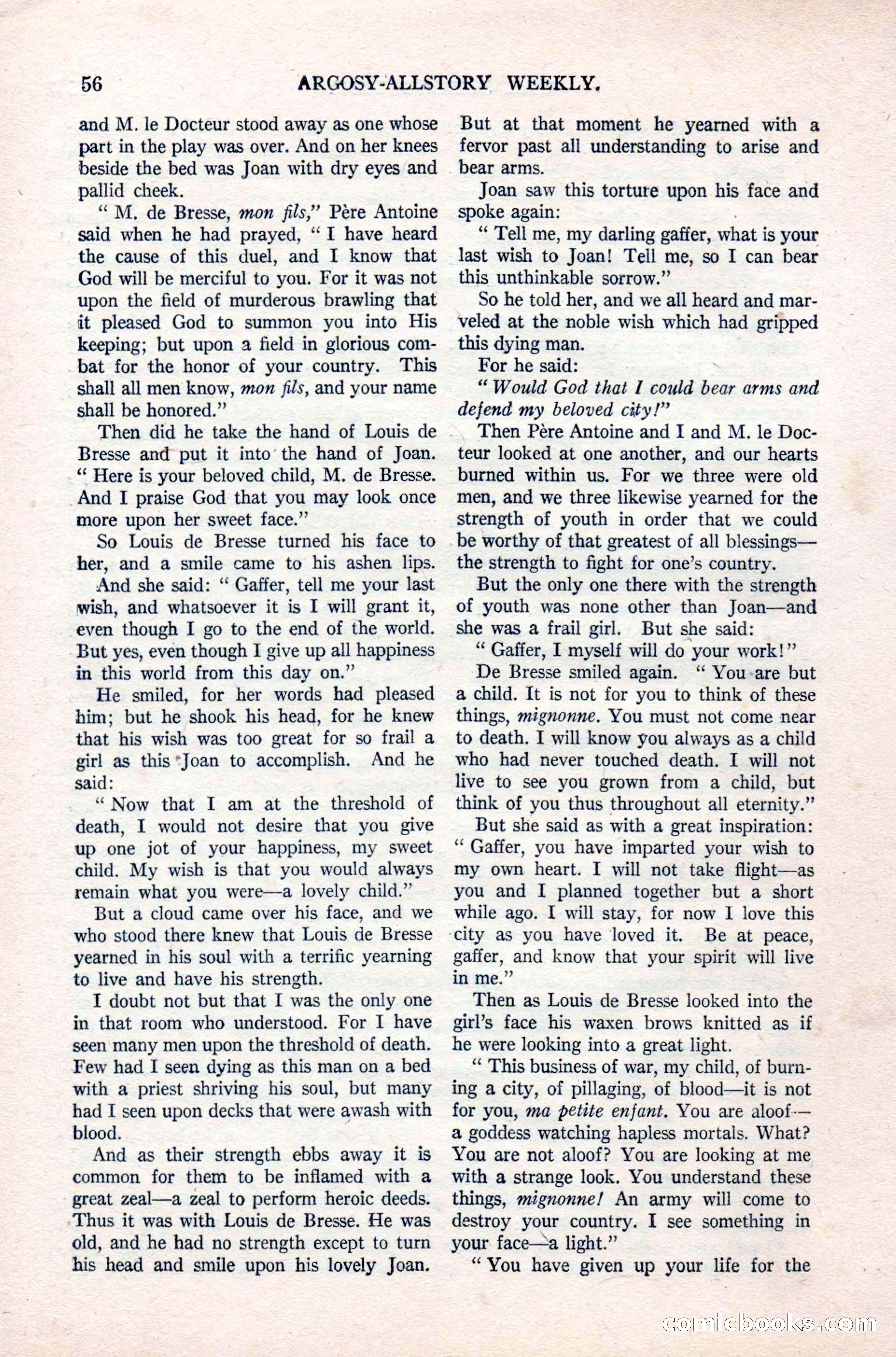 Argosy All-Story Weekly, September 26, 1925 — page 62 of 168