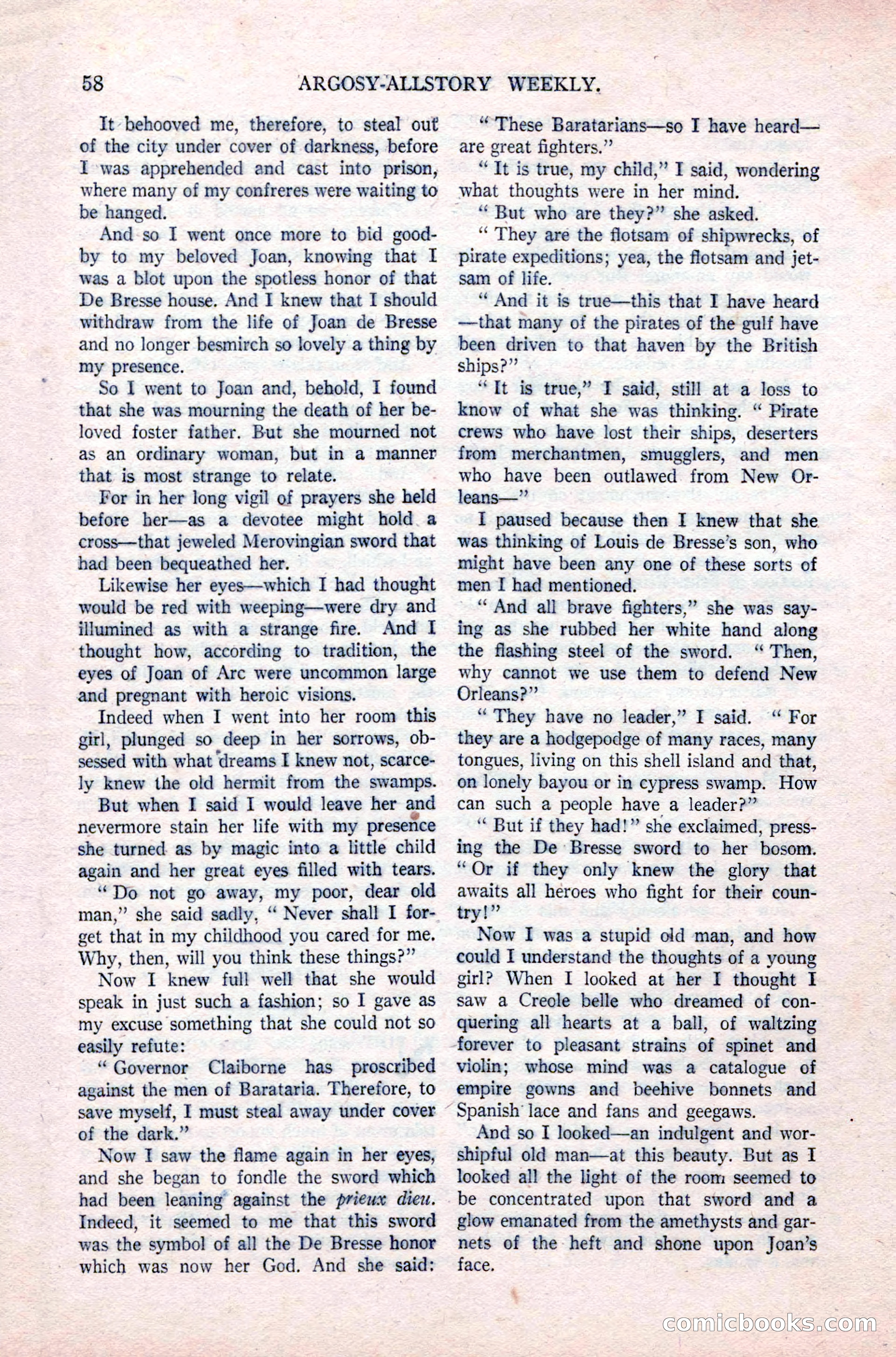 Argosy All-Story Weekly, September 26, 1925 — page 64 of 168