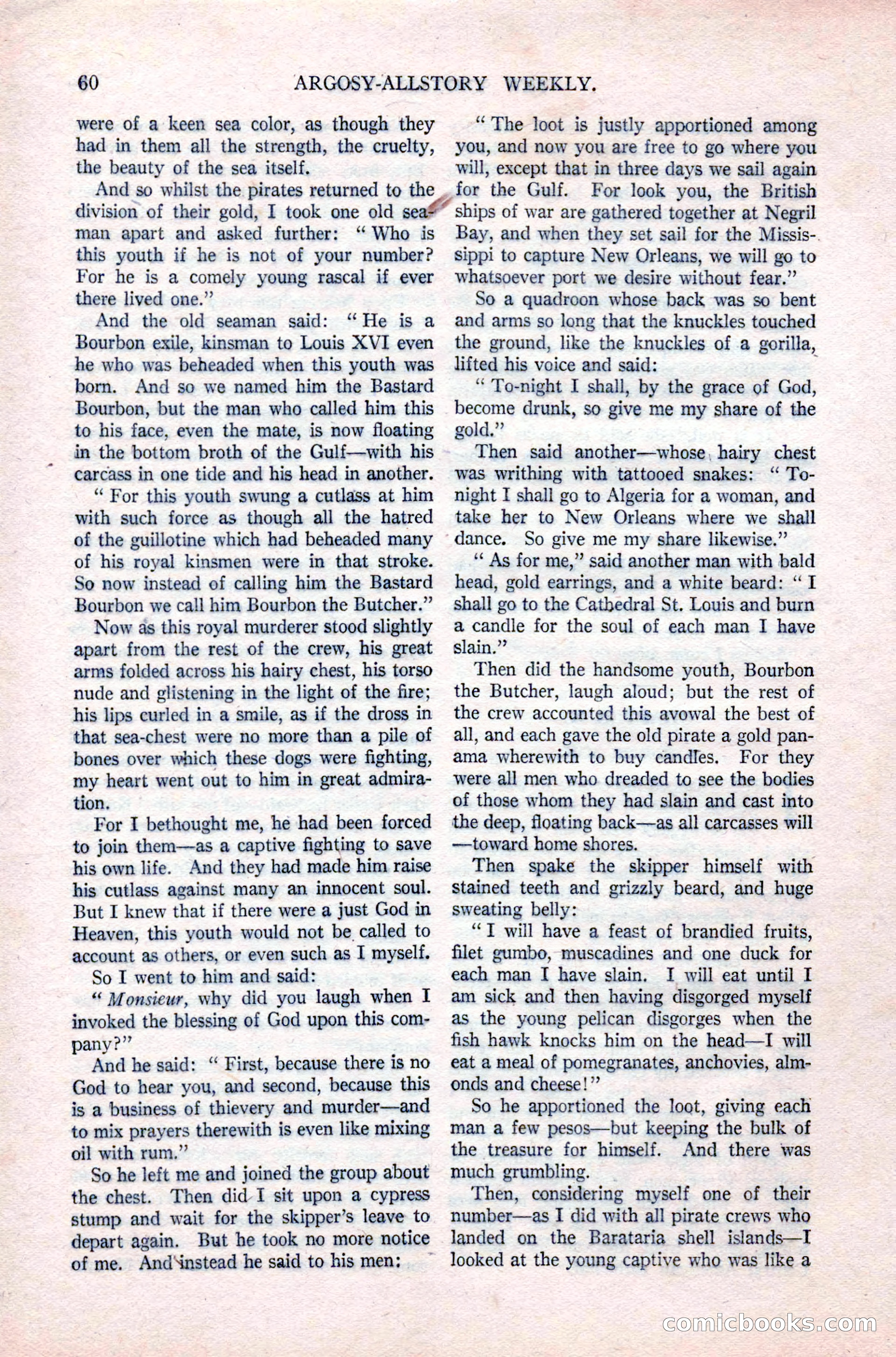 Argosy All-Story Weekly, September 26, 1925 — page 66 of 168
