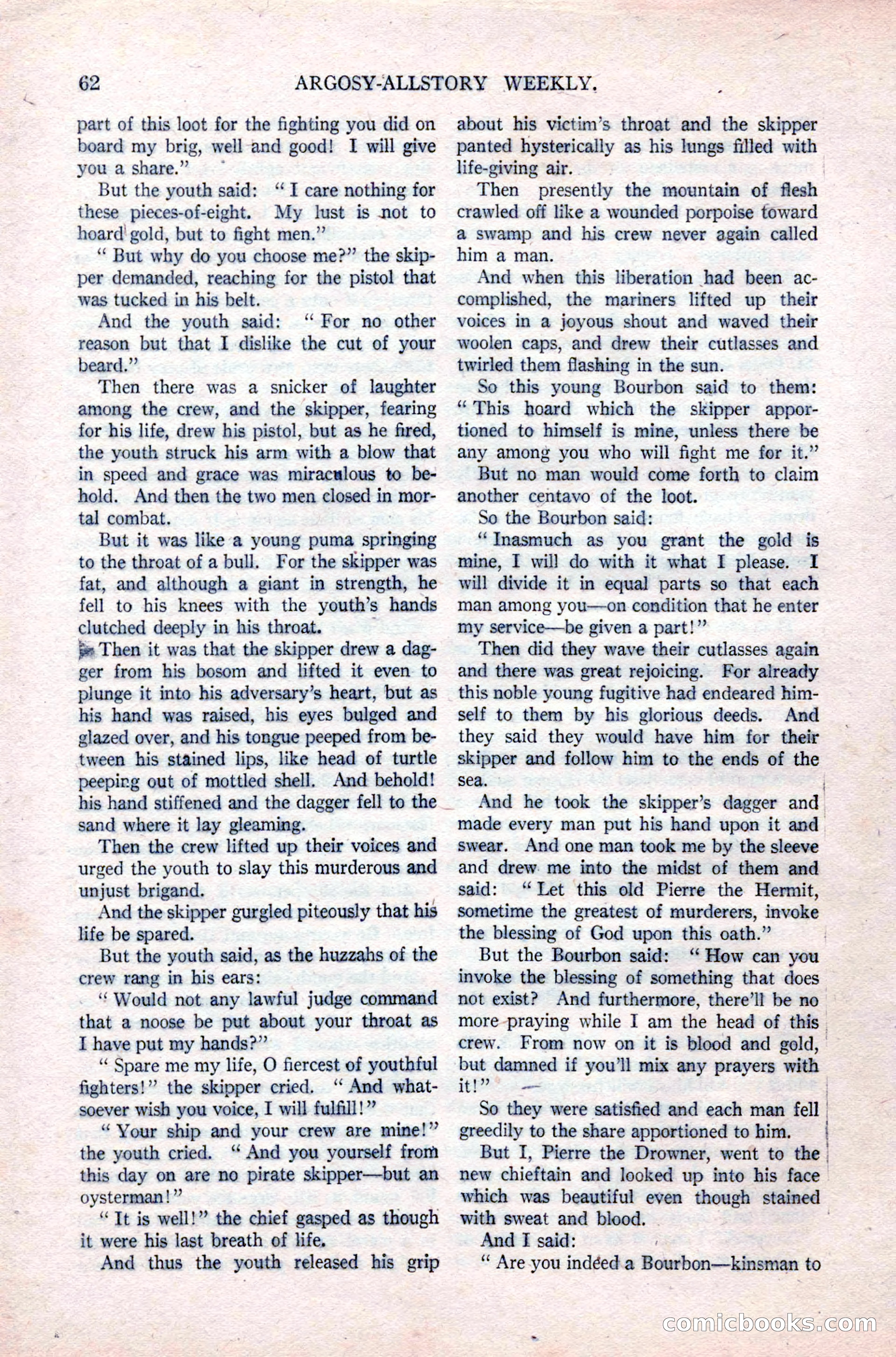 Argosy All-Story Weekly, September 26, 1925 — page 68 of 168