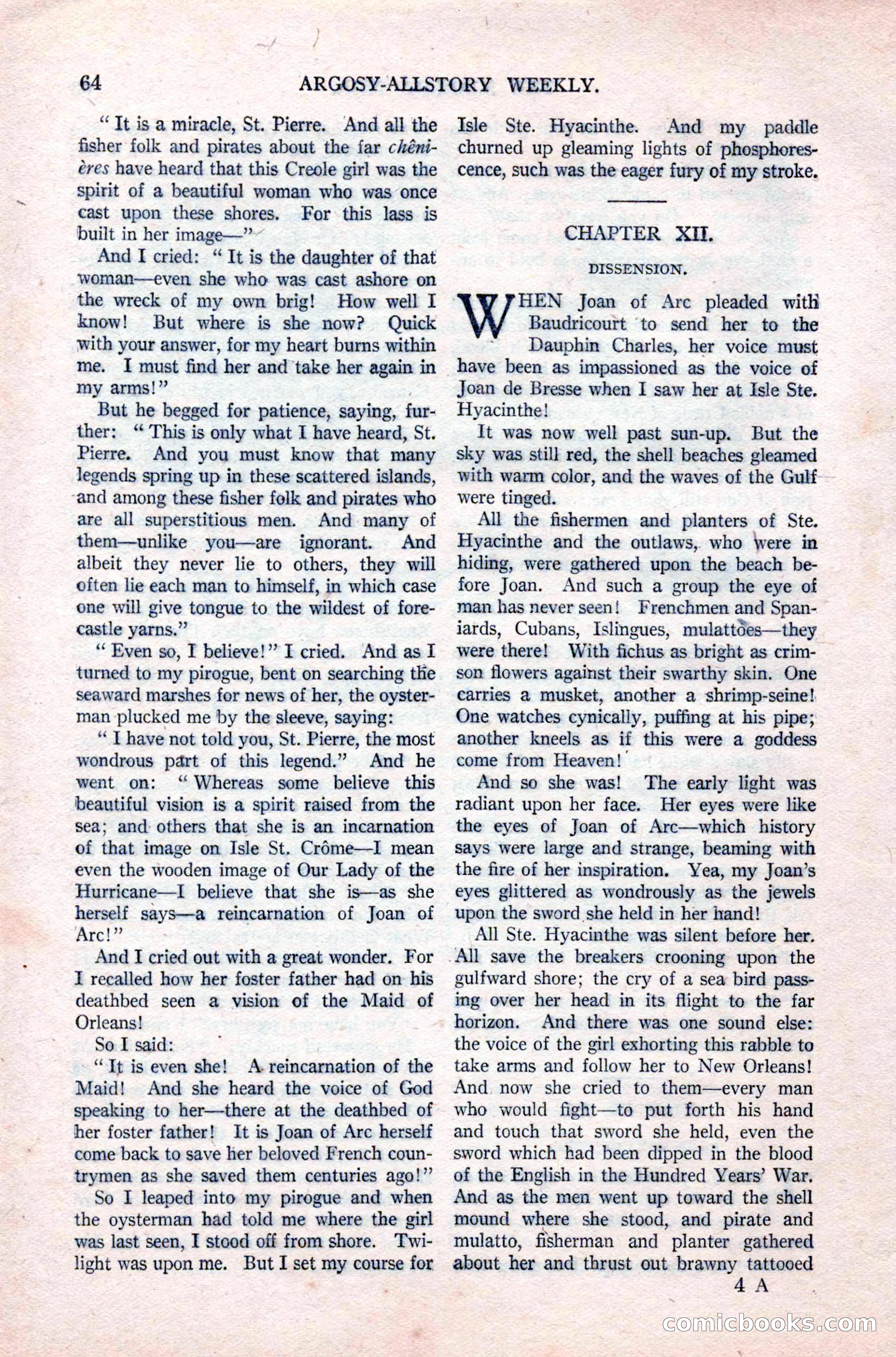 Argosy All-Story Weekly, September 26, 1925 — page 70 of 168