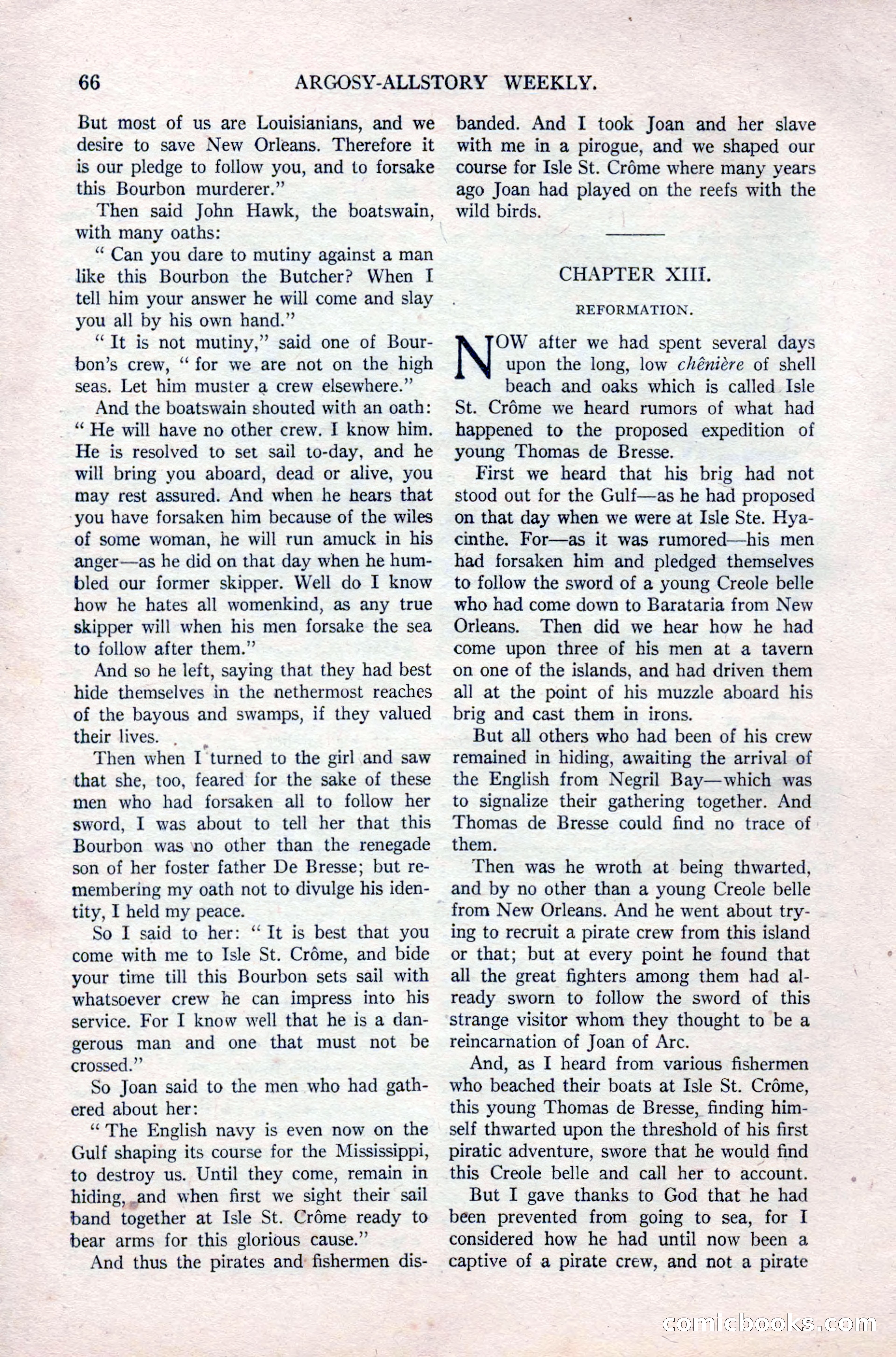 Argosy All-Story Weekly, September 26, 1925 — page 72 of 168