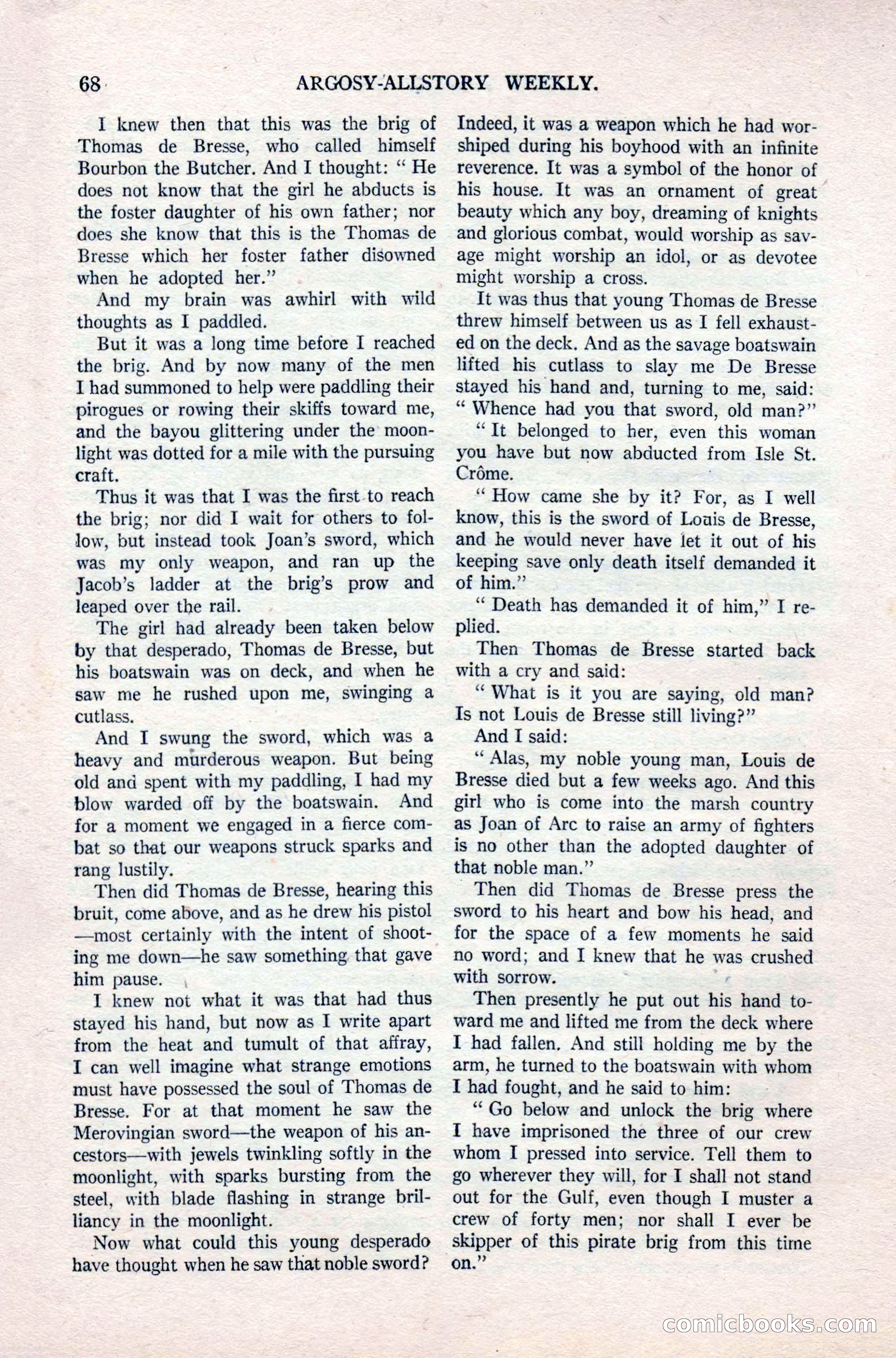 Argosy All-Story Weekly, September 26, 1925 — page 74 of 168