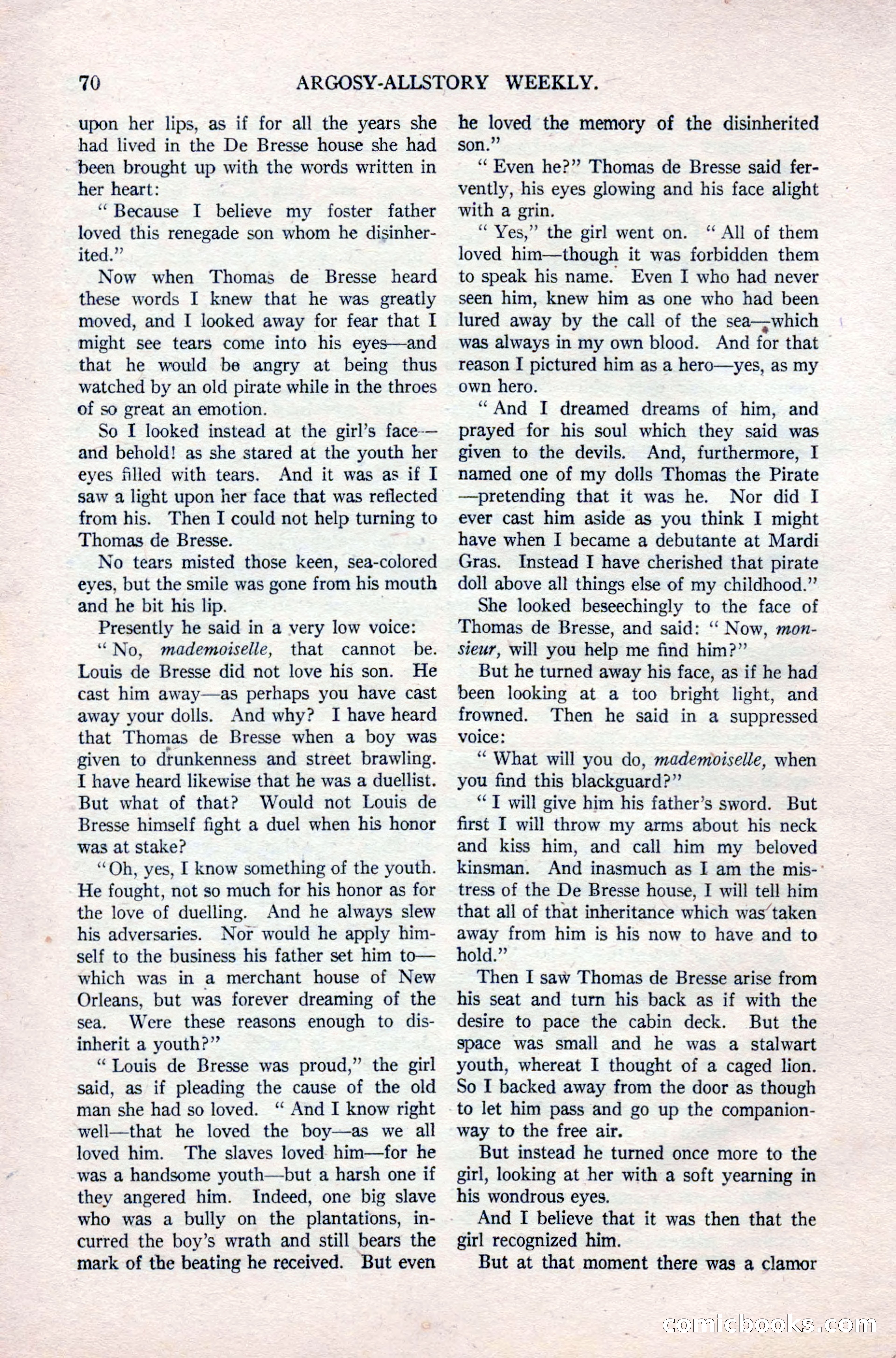 Argosy All-Story Weekly, September 26, 1925 — page 76 of 168