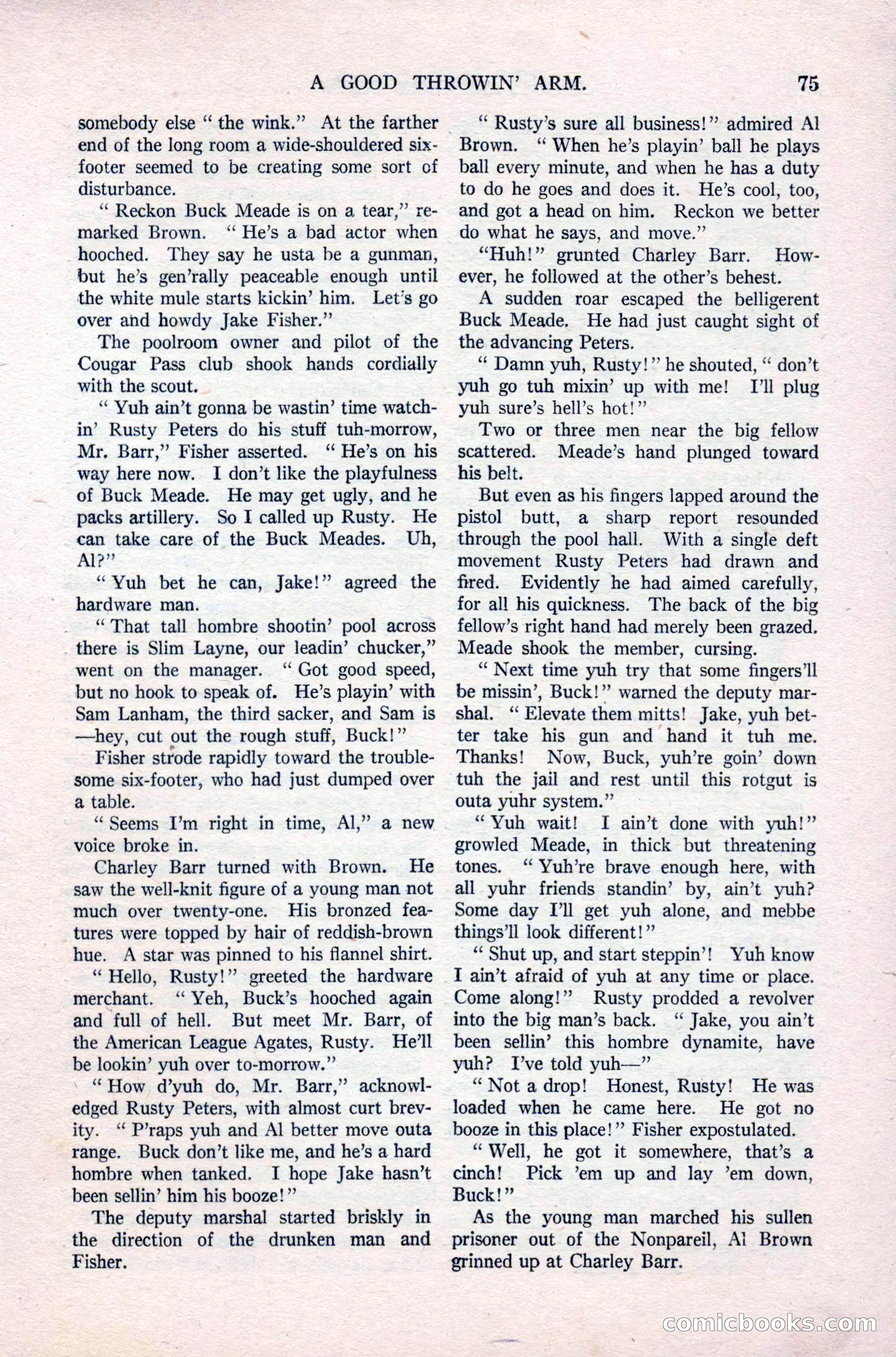 Argosy All-Story Weekly, September 26, 1925 — page 81 of 168