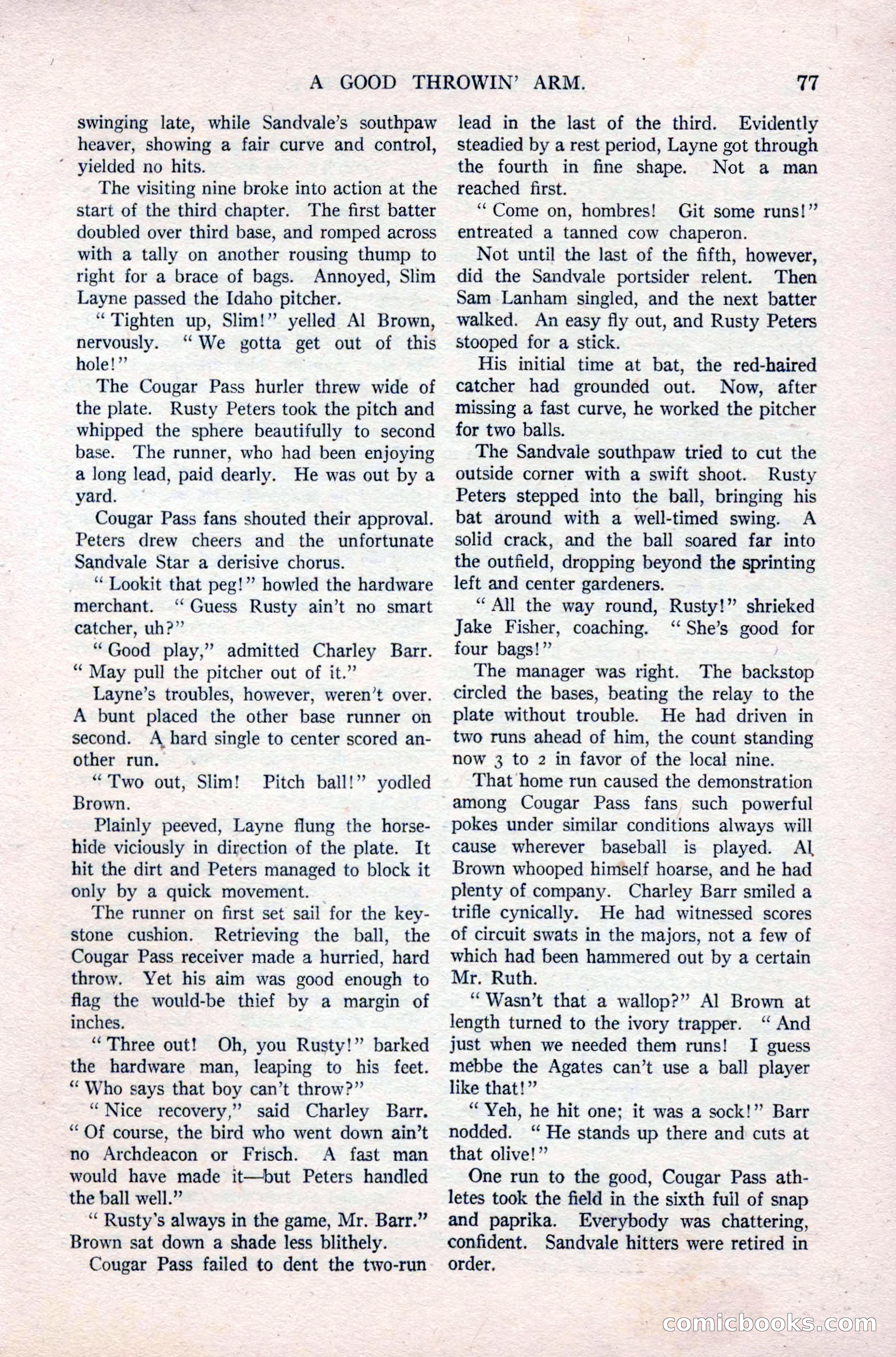 Argosy All-Story Weekly, September 26, 1925 — page 83 of 168