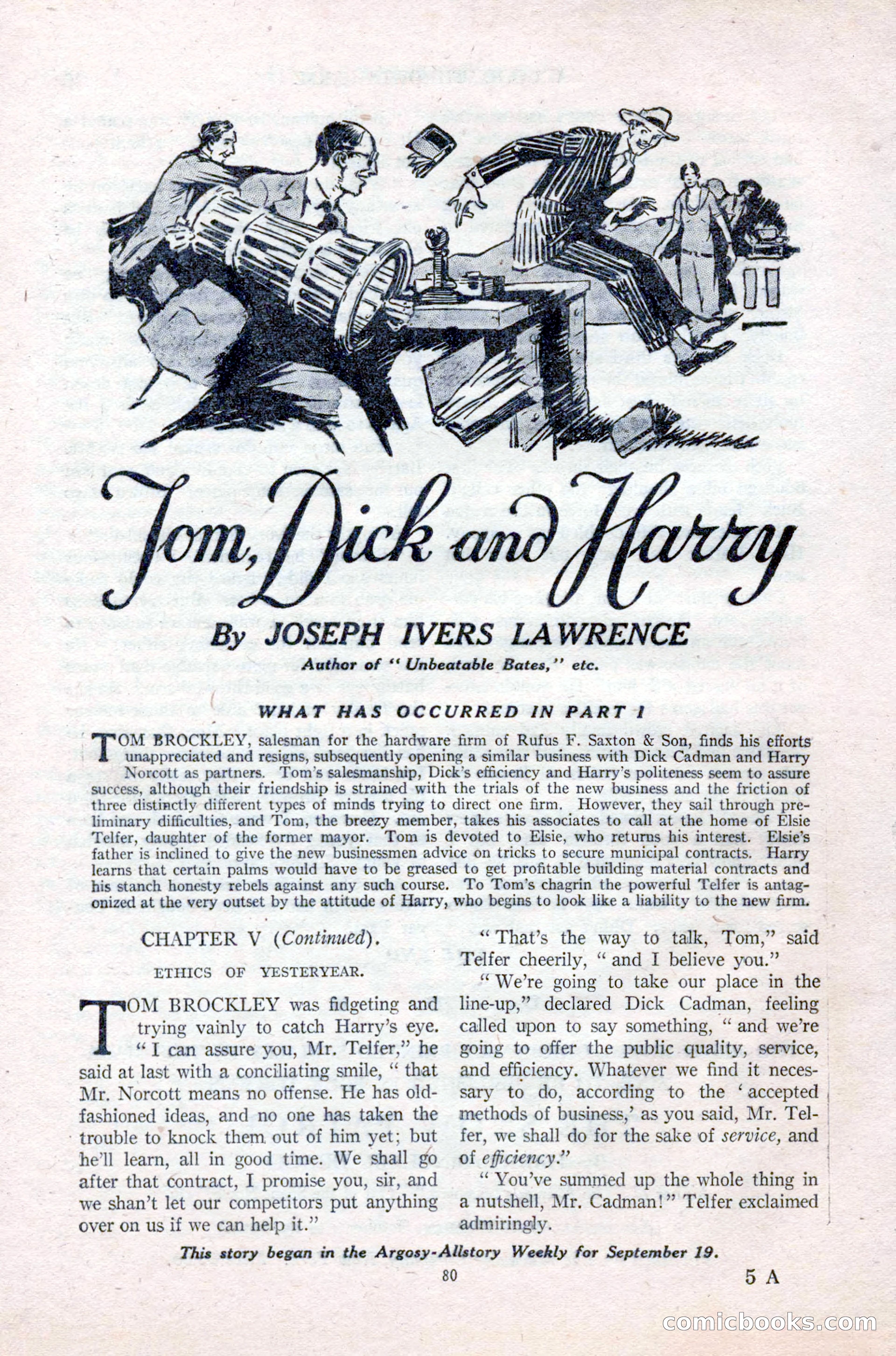 Argosy All-Story Weekly, September 26, 1925 — page 86 of 168