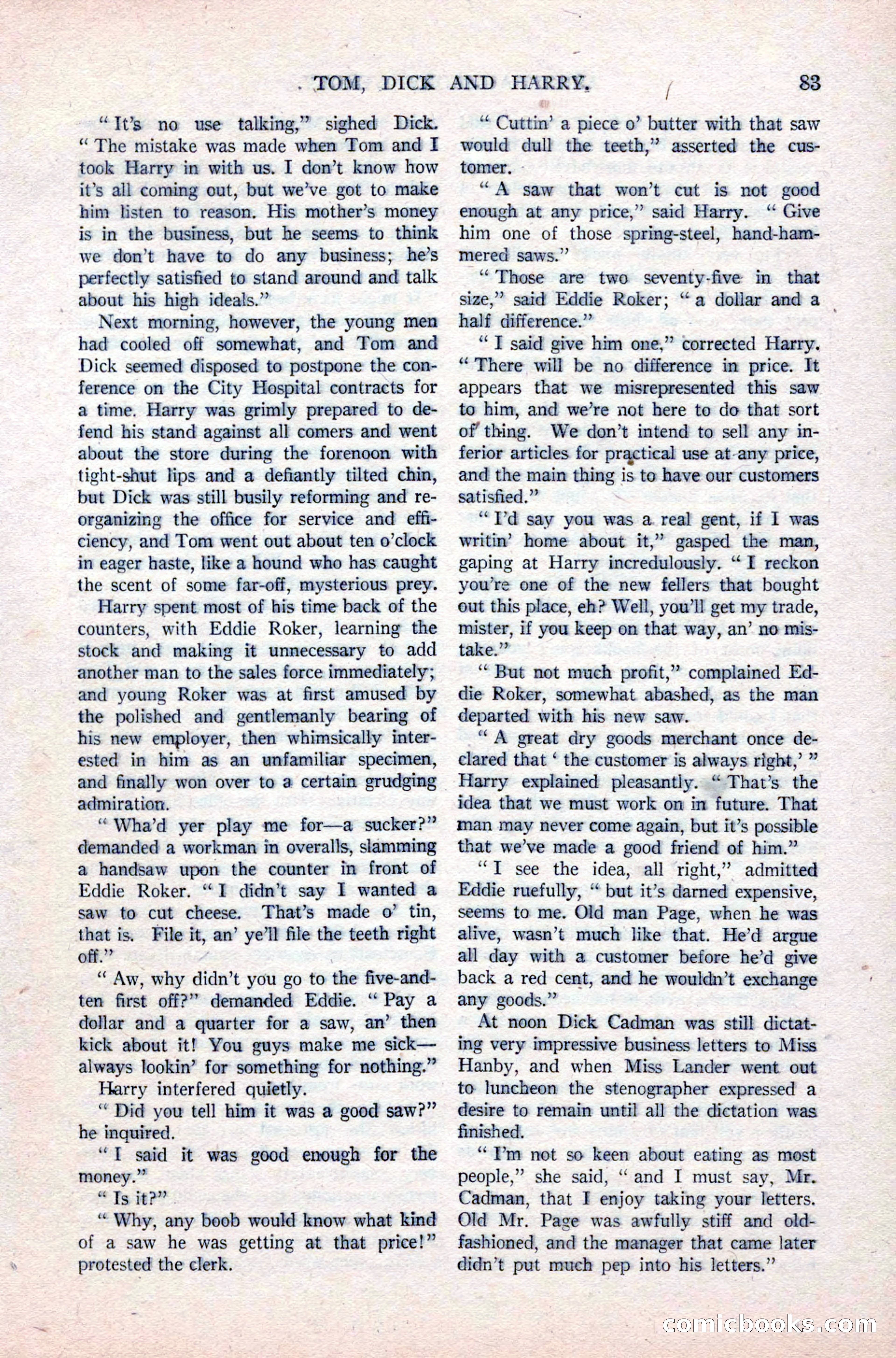 Argosy All-Story Weekly, September 26, 1925 — page 89 of 168
