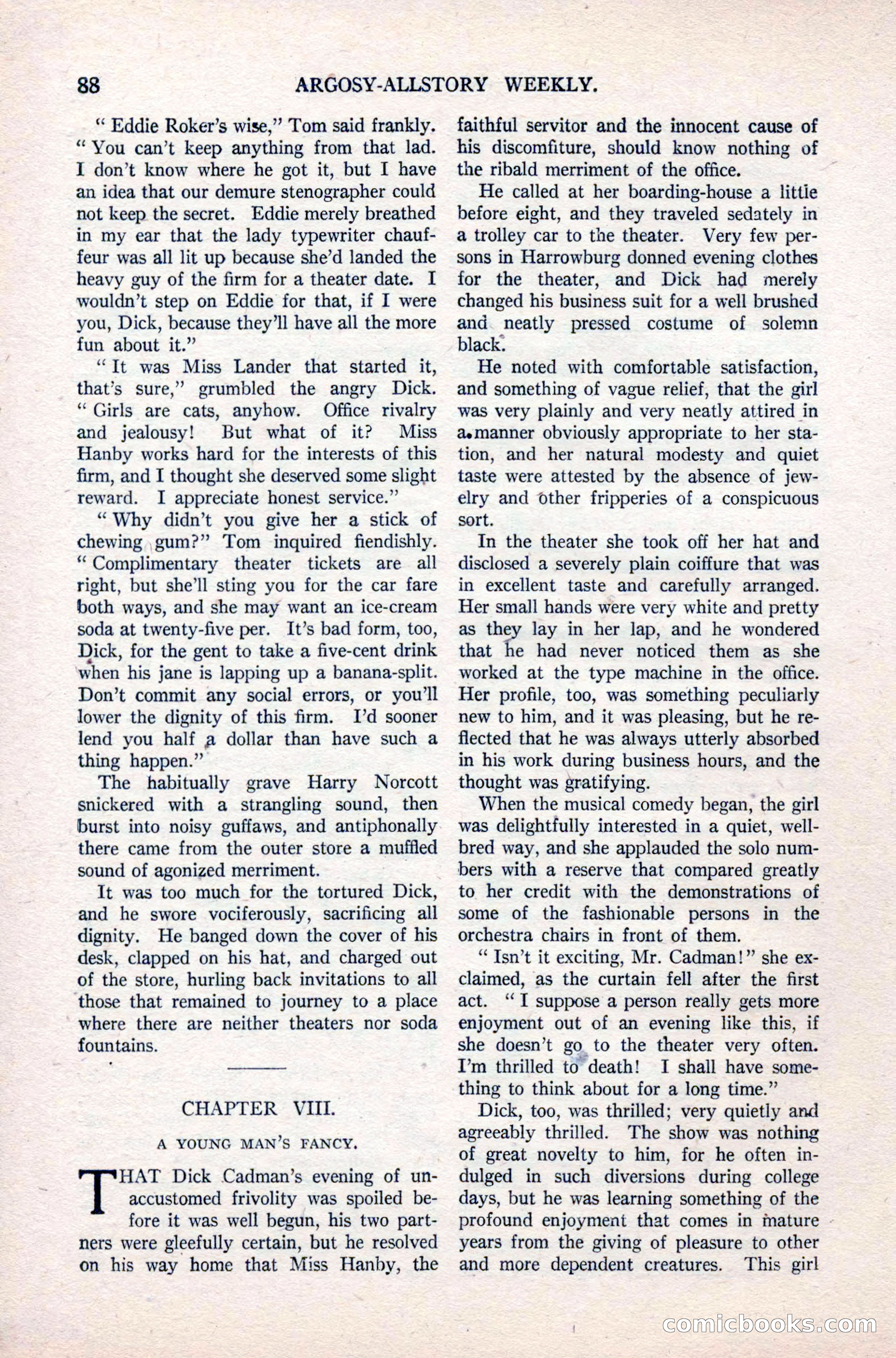 Argosy All-Story Weekly, September 26, 1925 — page 94 of 168