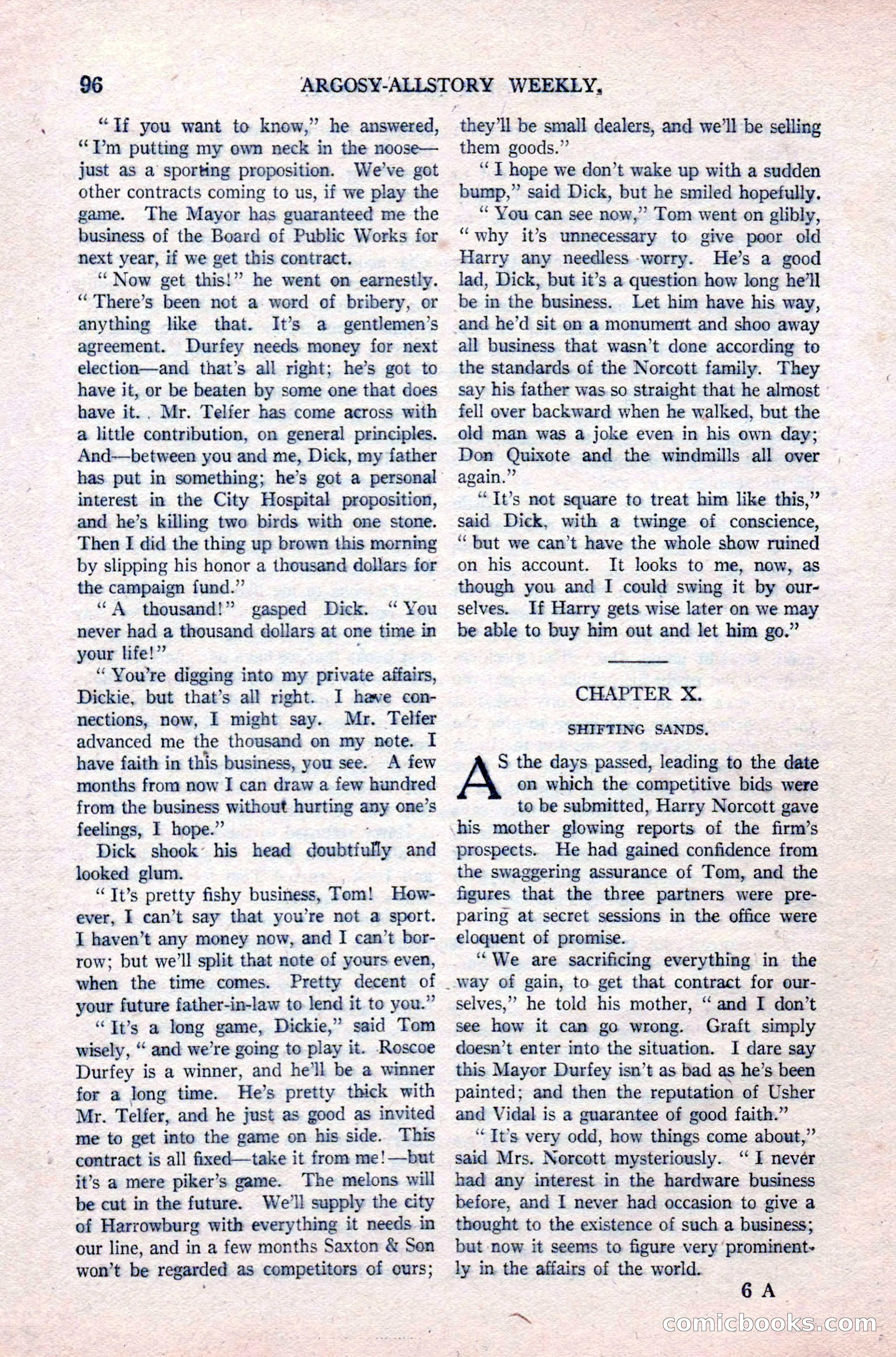 Argosy All-Story Weekly, September 26, 1925 — page 102 of 168