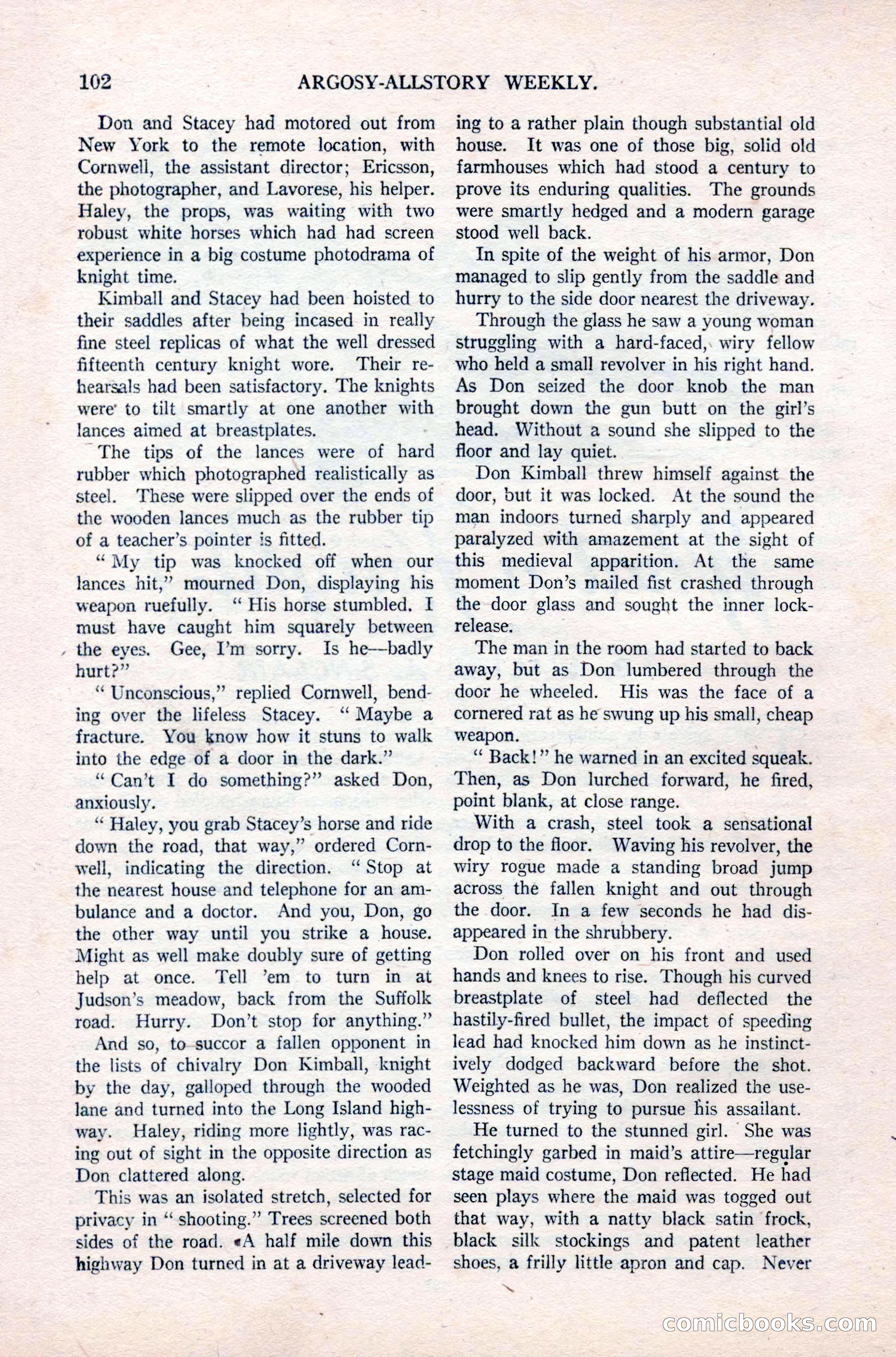 Argosy All-Story Weekly, September 26, 1925 — page 108 of 168