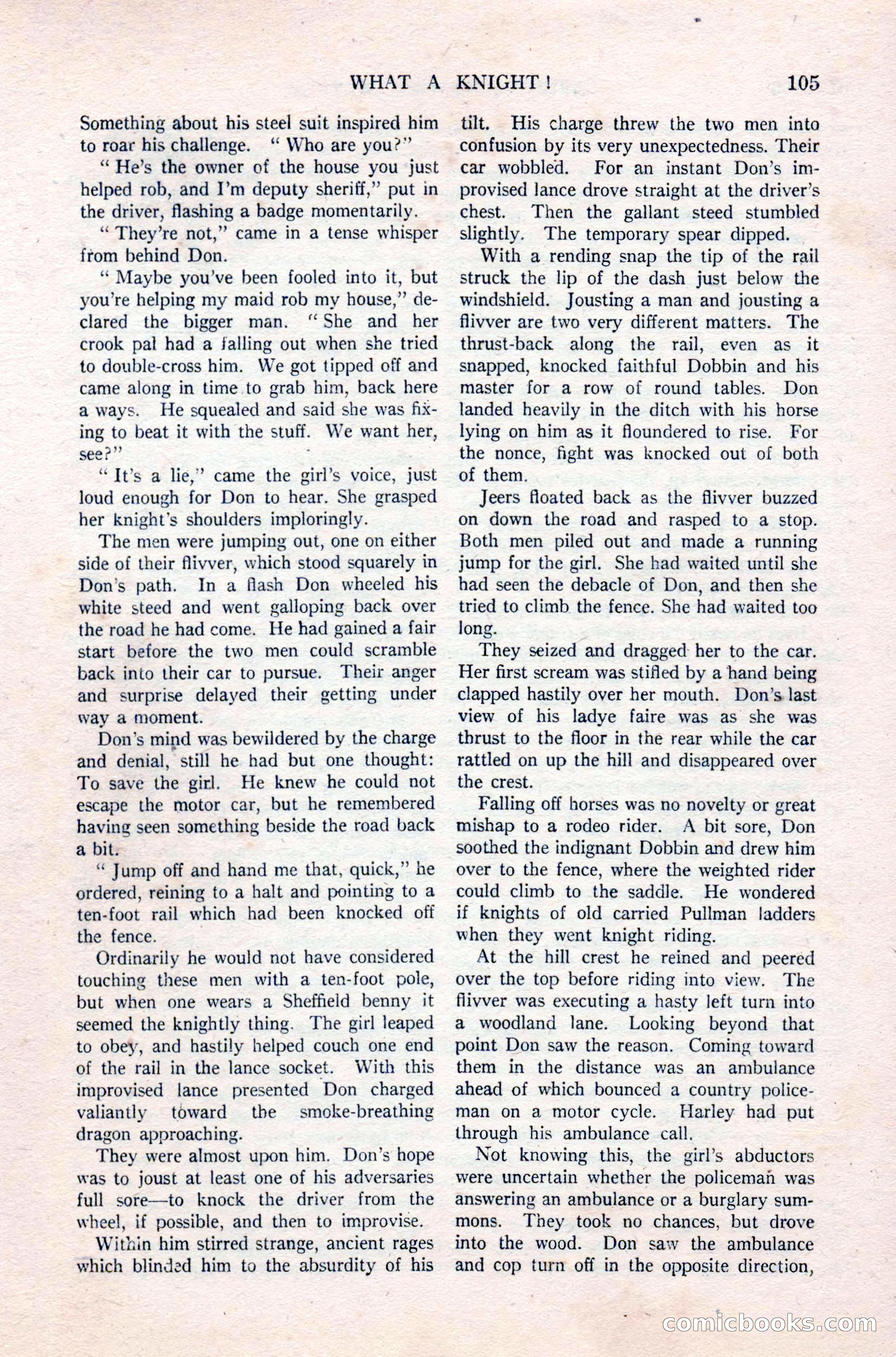 Argosy All-Story Weekly, September 26, 1925 — page 111 of 168