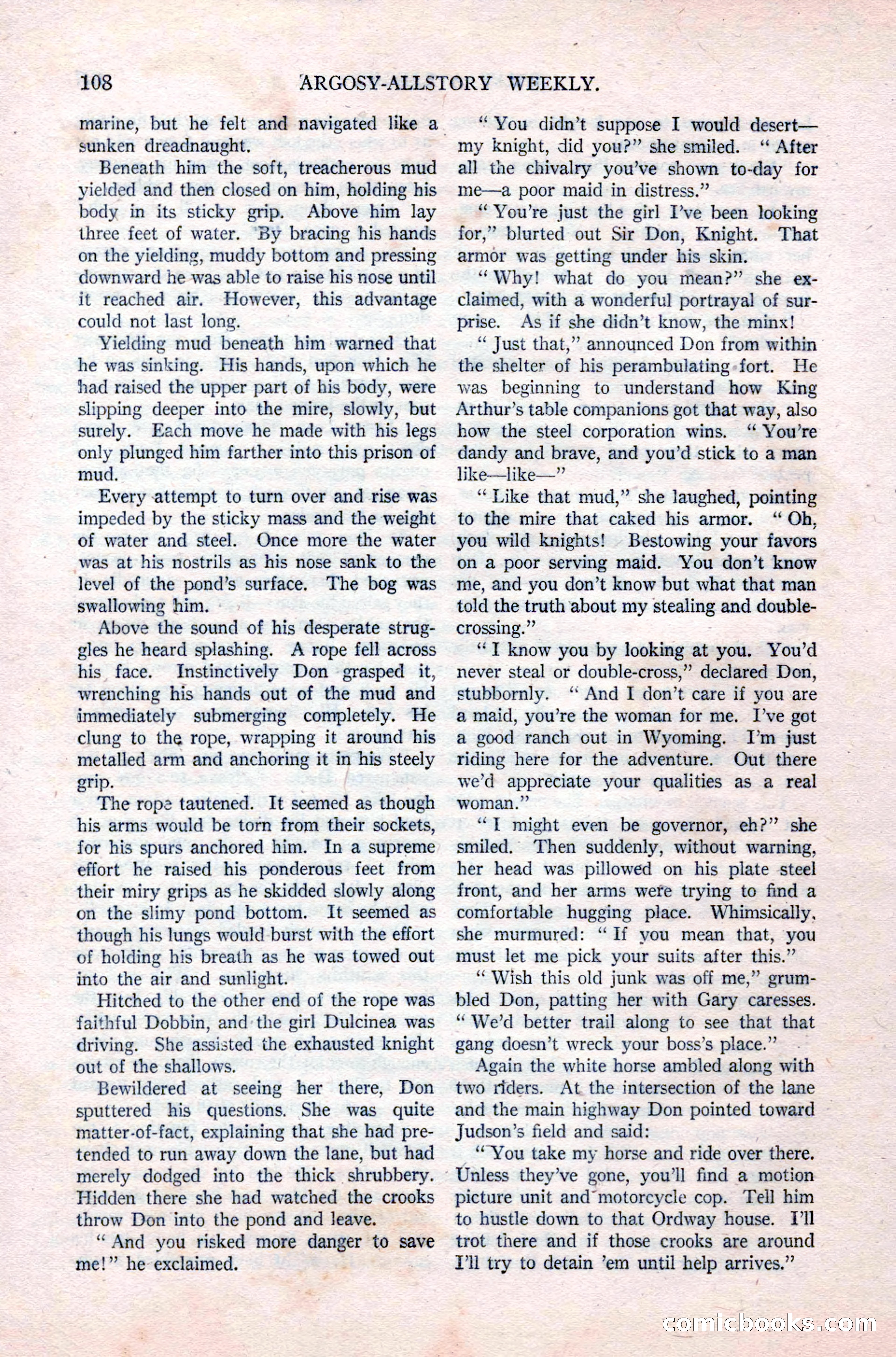 Argosy All-Story Weekly, September 26, 1925 — page 114 of 168