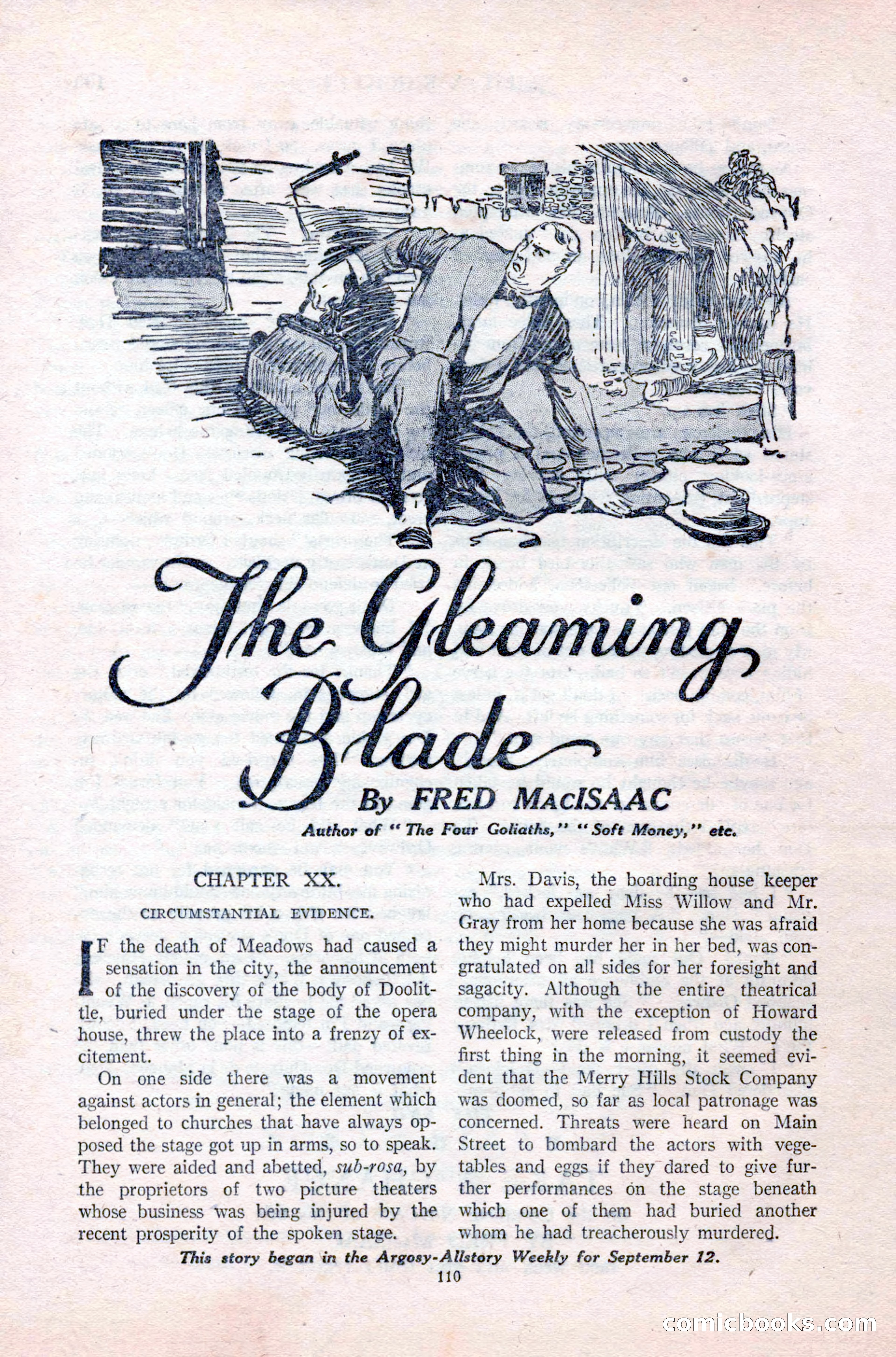 Argosy All-Story Weekly, September 26, 1925 — page 116 of 168