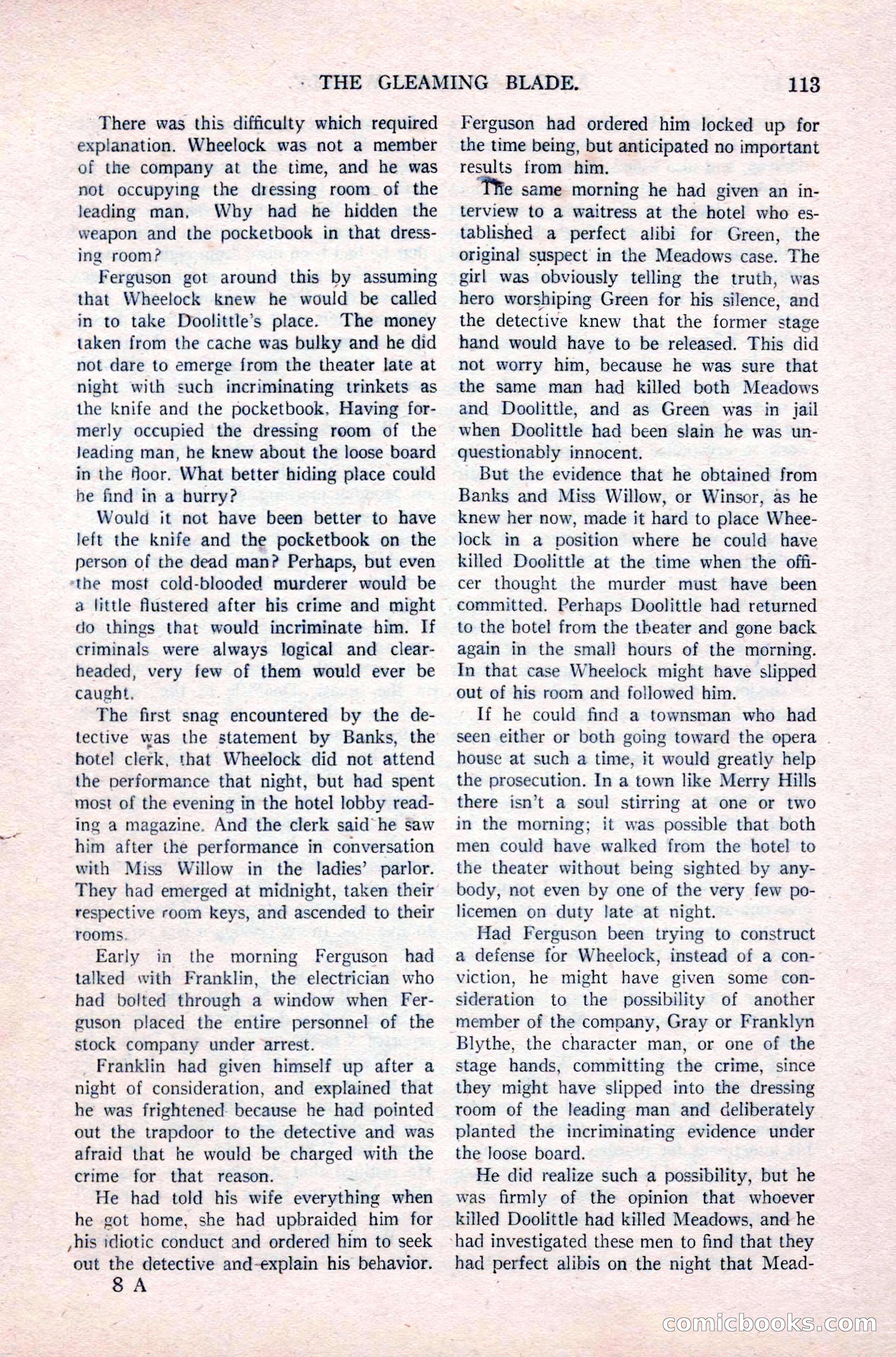 Argosy All-Story Weekly, September 26, 1925 — page 119 of 168
