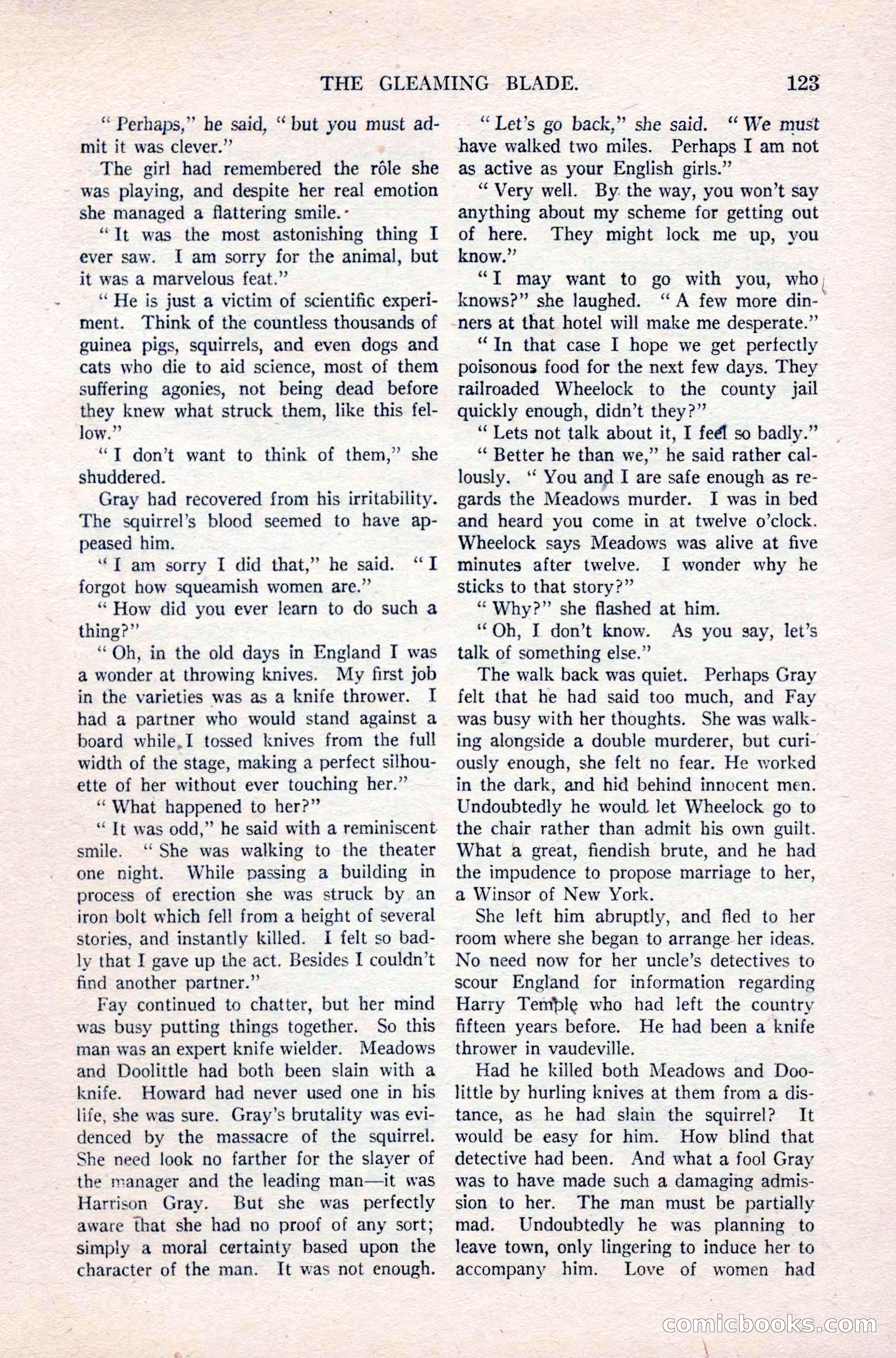 Argosy All-Story Weekly, September 26, 1925 — page 129 of 168