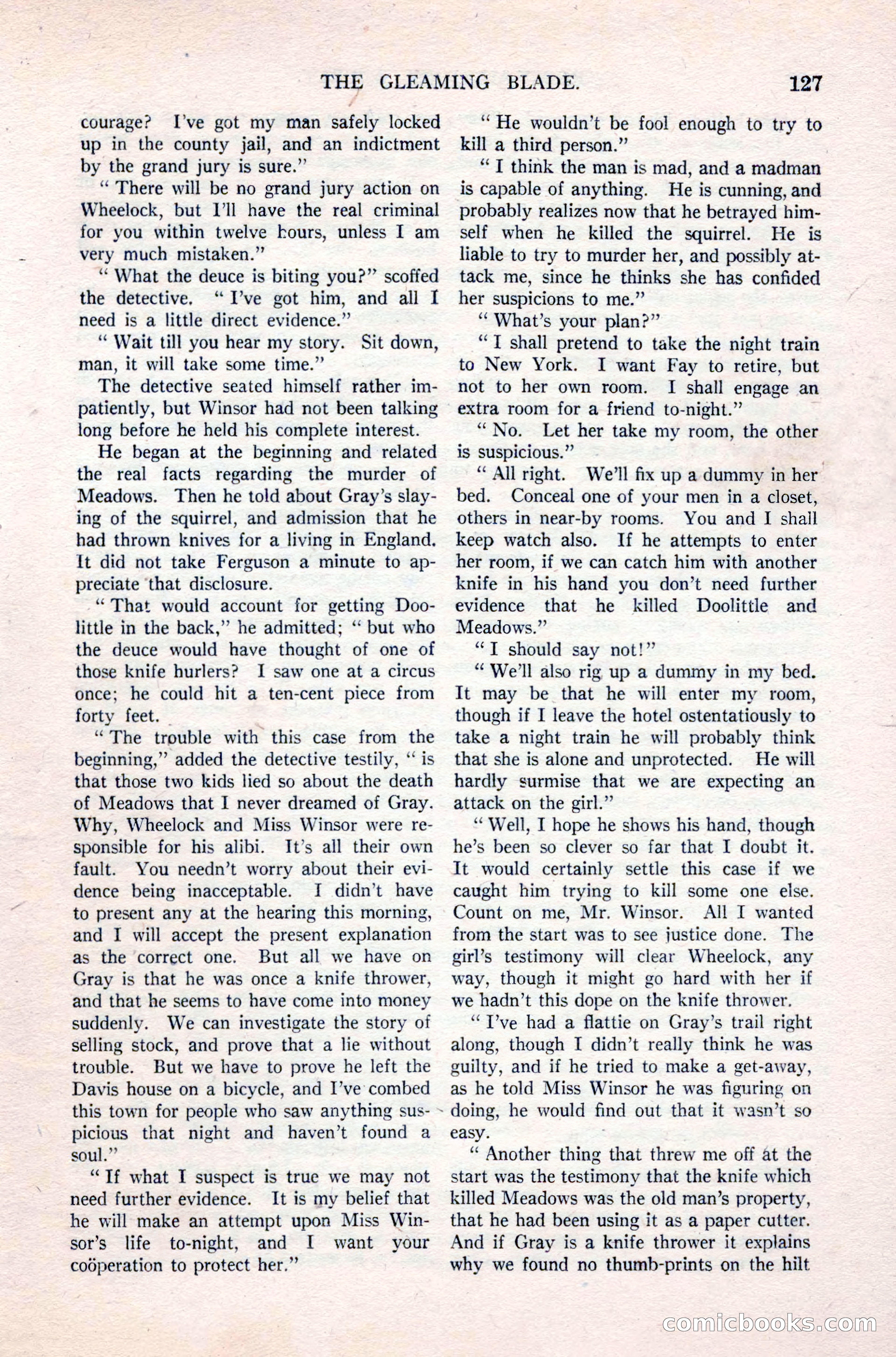 Argosy All-Story Weekly, September 26, 1925 — page 133 of 168