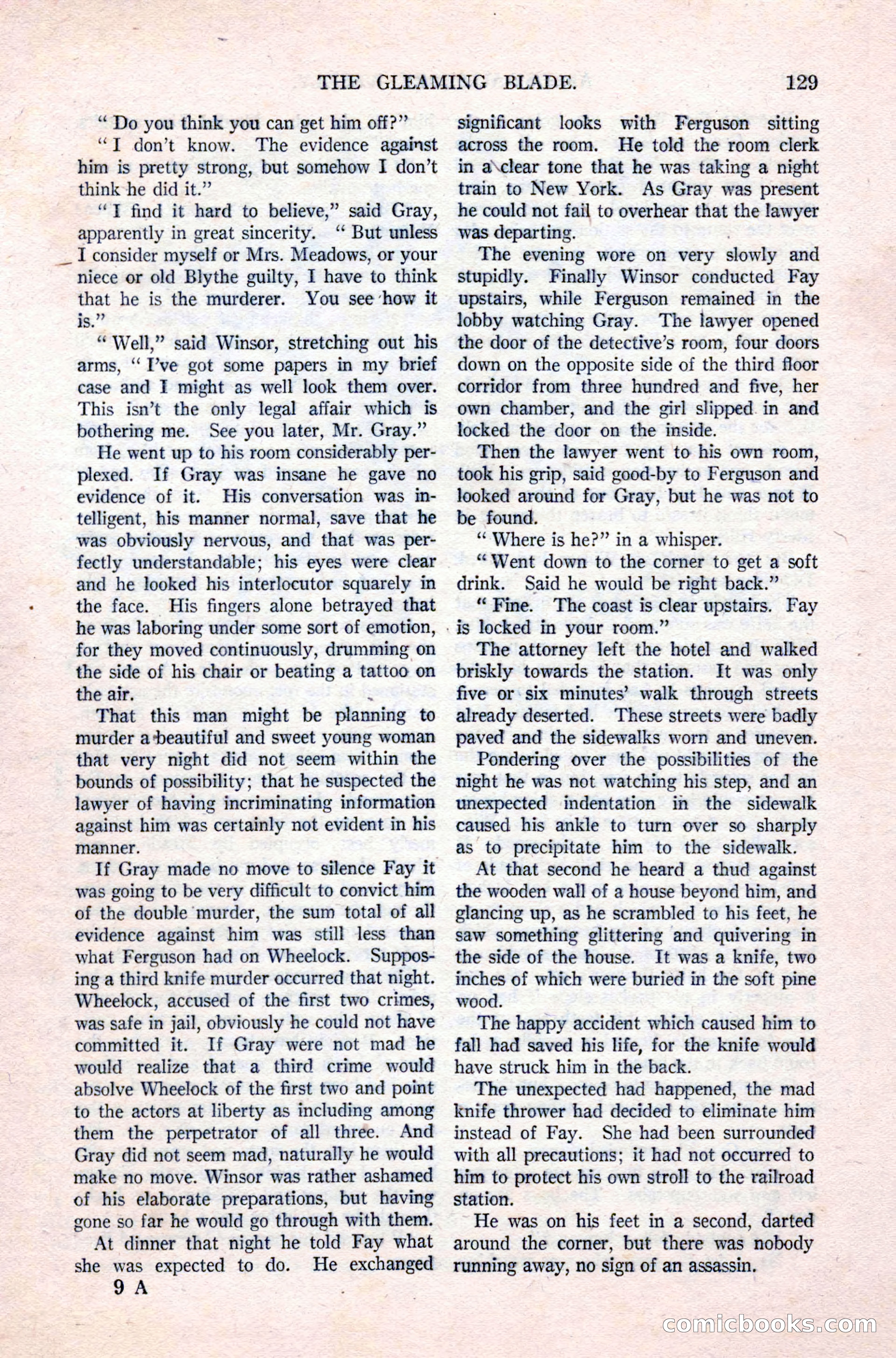 Argosy All-Story Weekly, September 26, 1925 — page 135 of 168