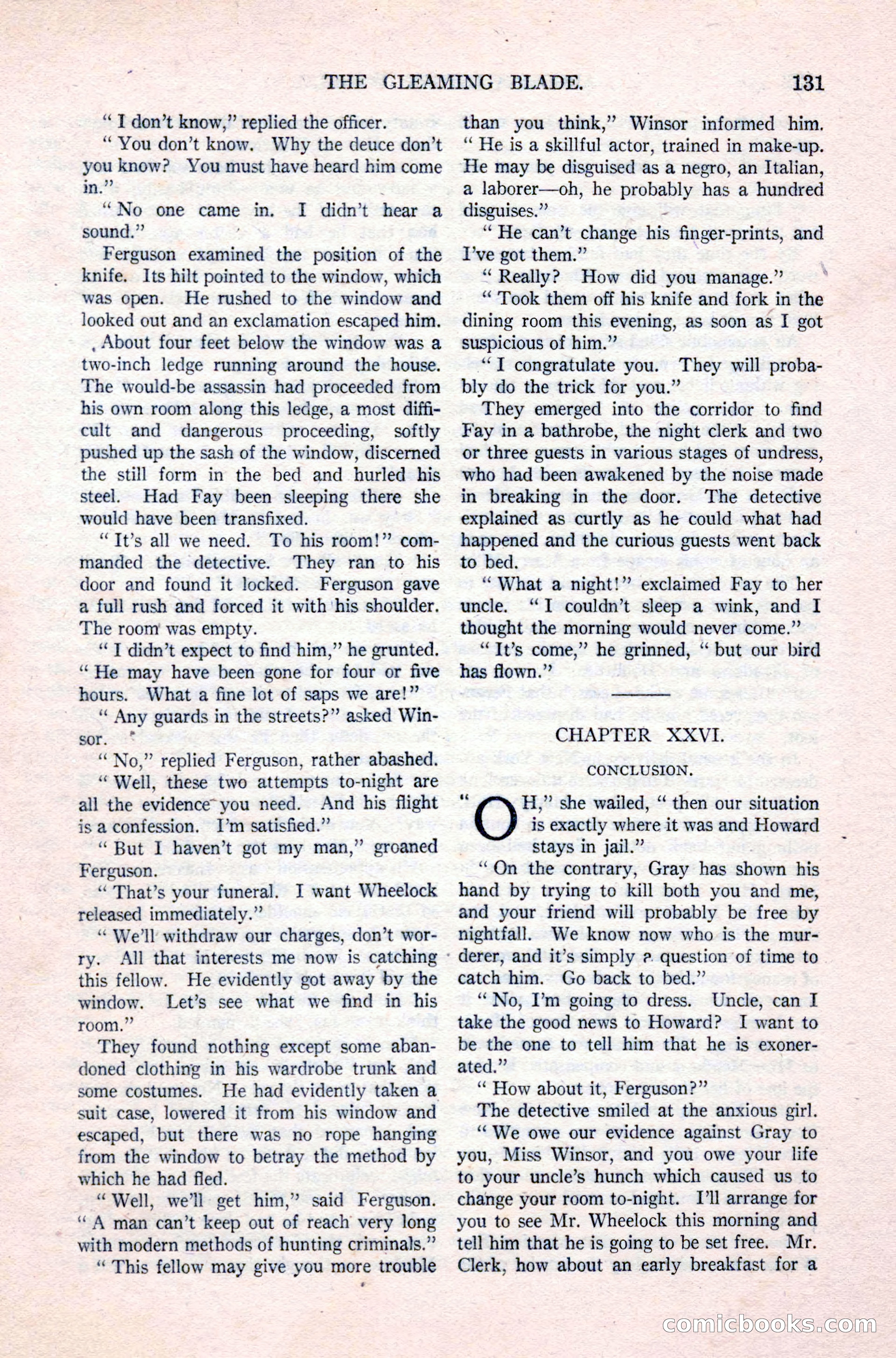 Argosy All-Story Weekly, September 26, 1925 — page 137 of 168