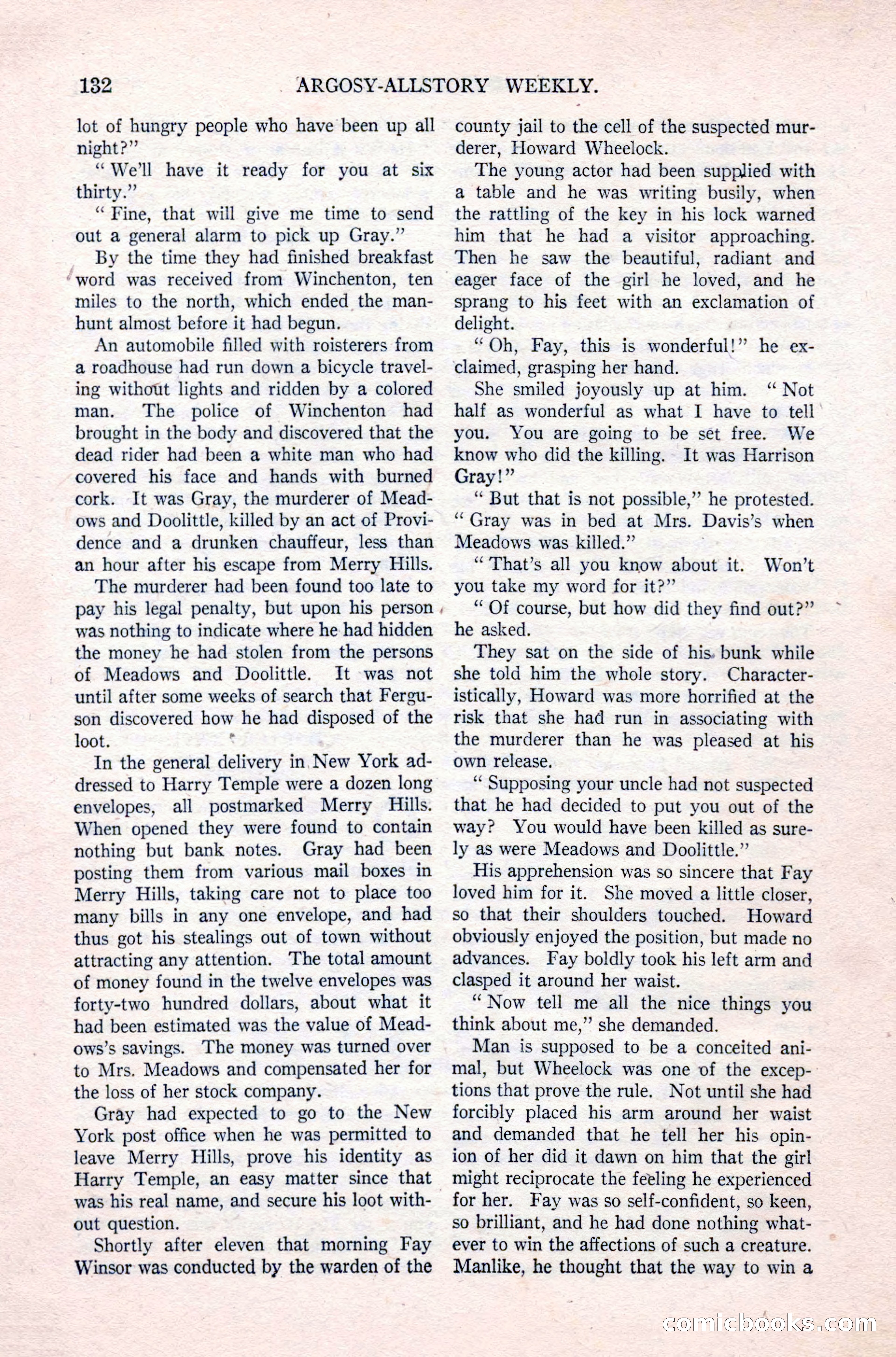 Argosy All-Story Weekly, September 26, 1925 — page 138 of 168