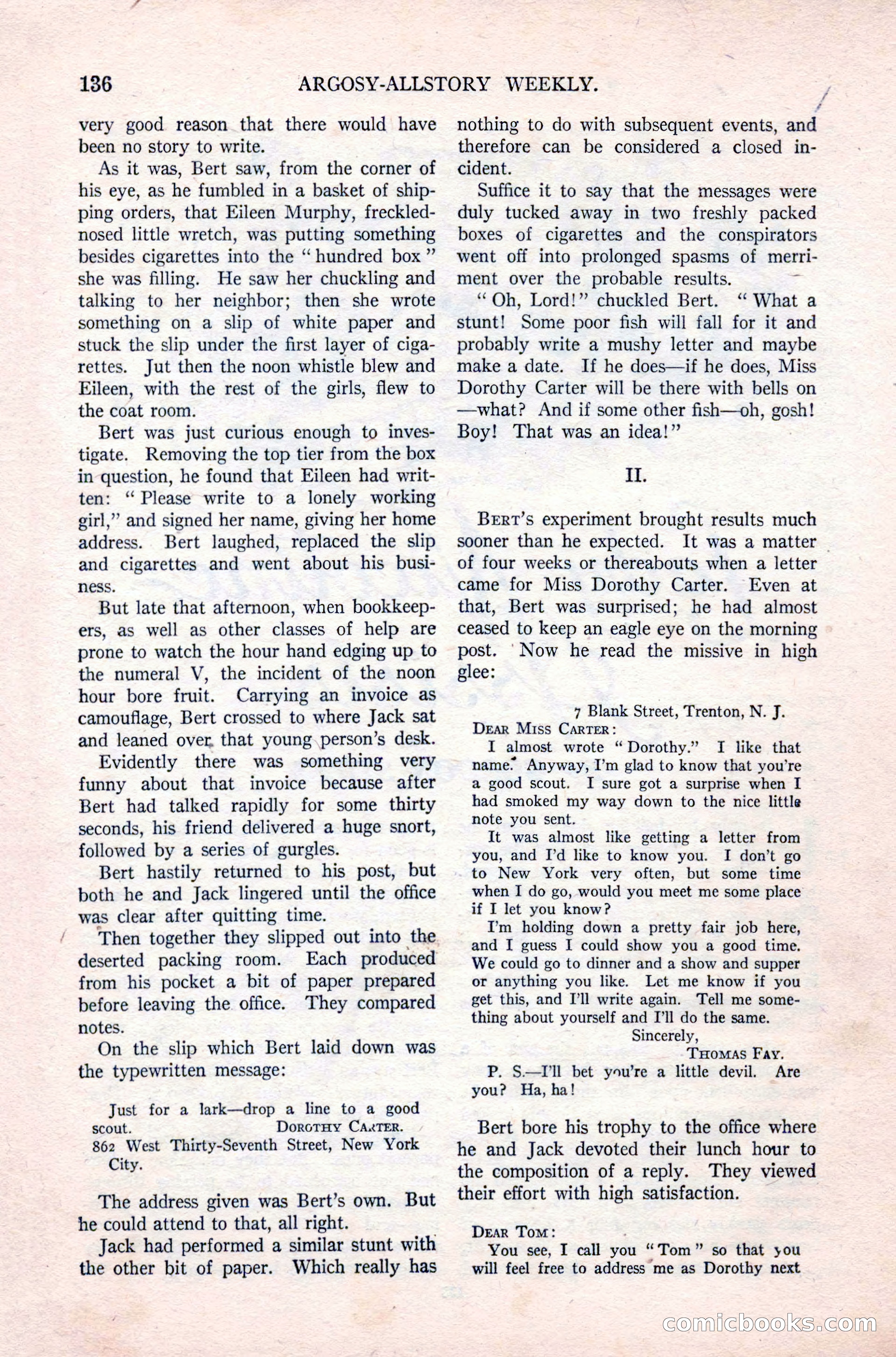 Argosy All-Story Weekly, September 26, 1925 — page 142 of 168