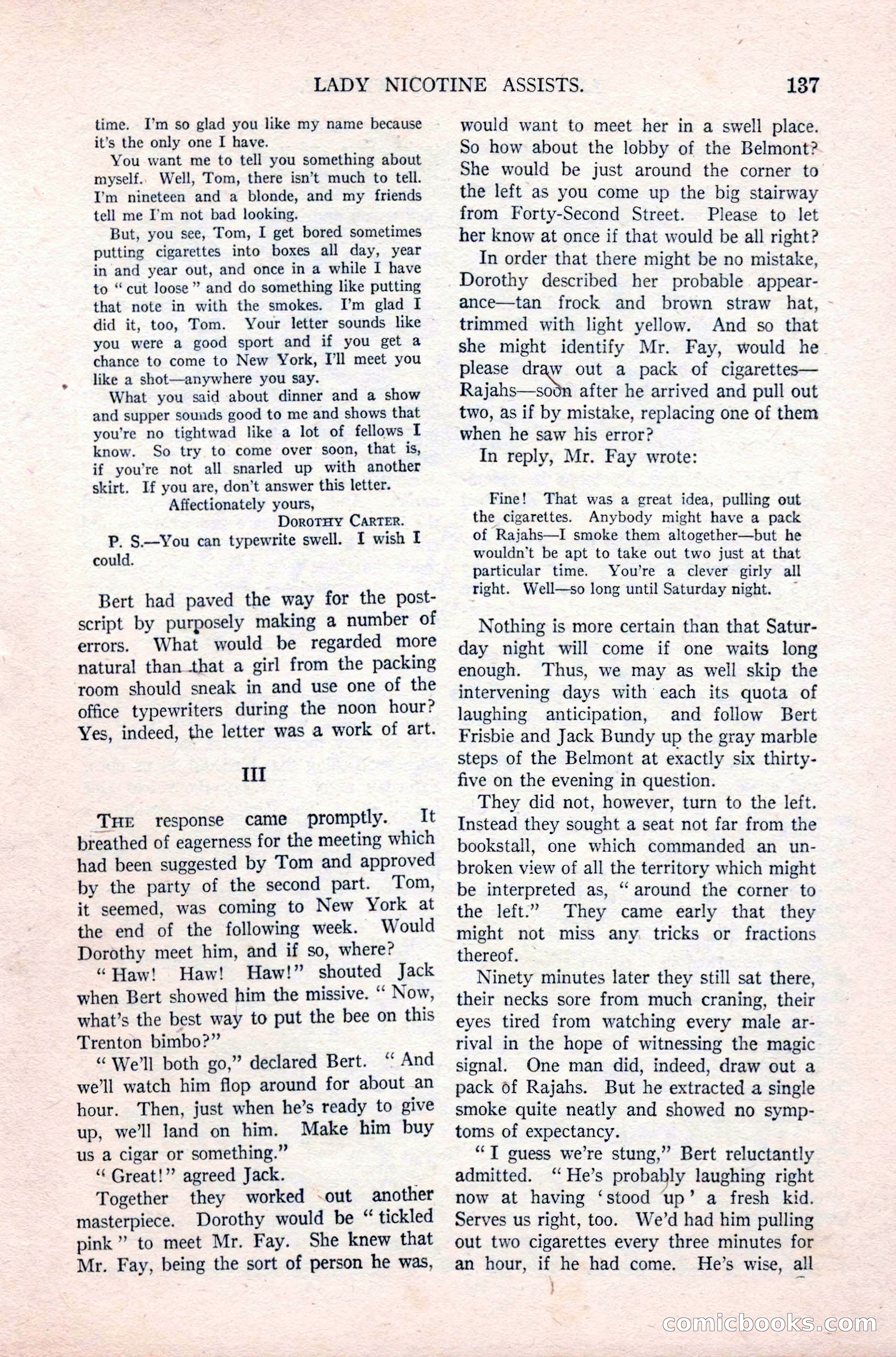 Argosy All-Story Weekly, September 26, 1925 — page 143 of 168