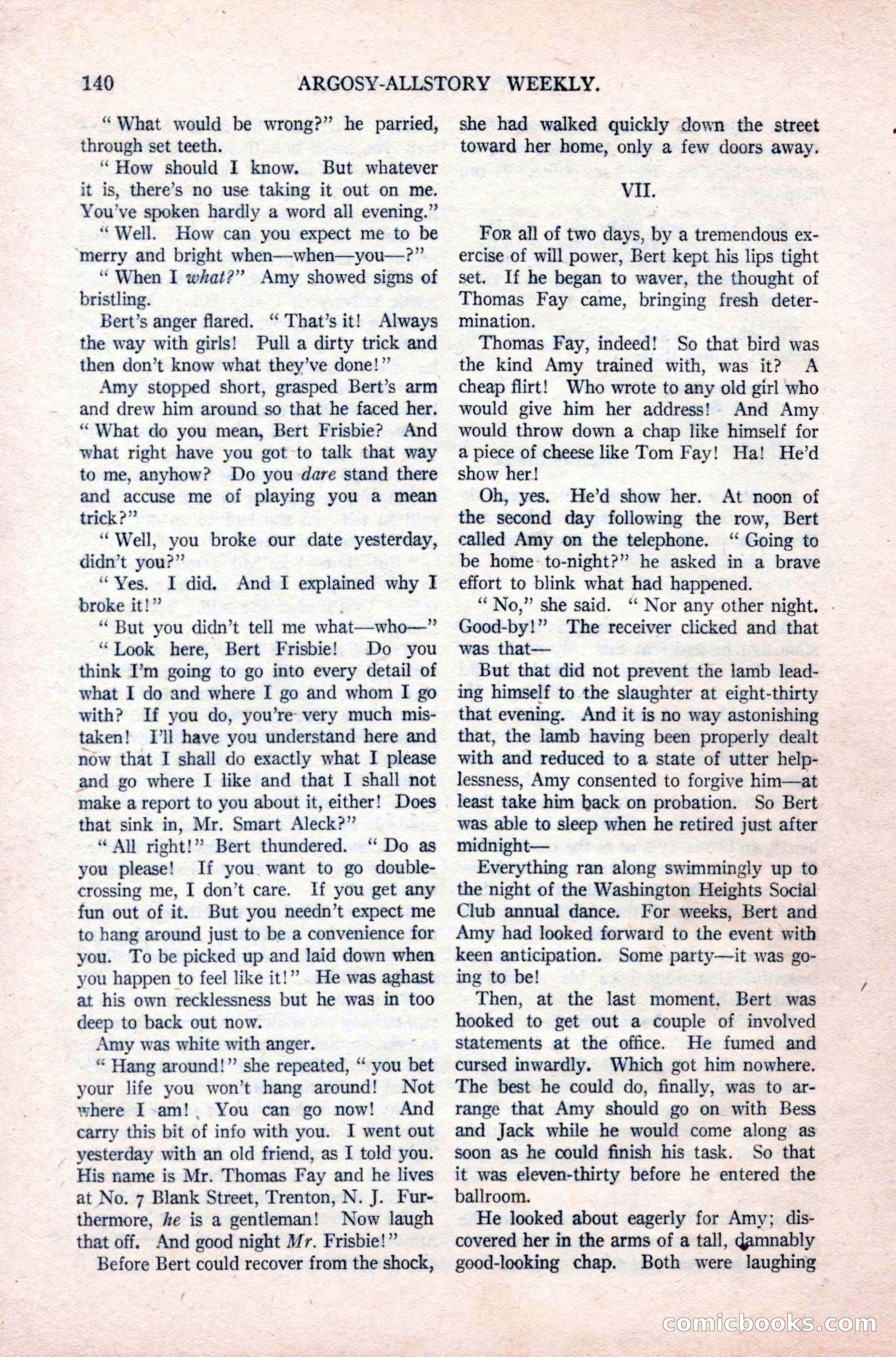 Argosy All-Story Weekly, September 26, 1925 — page 146 of 168
