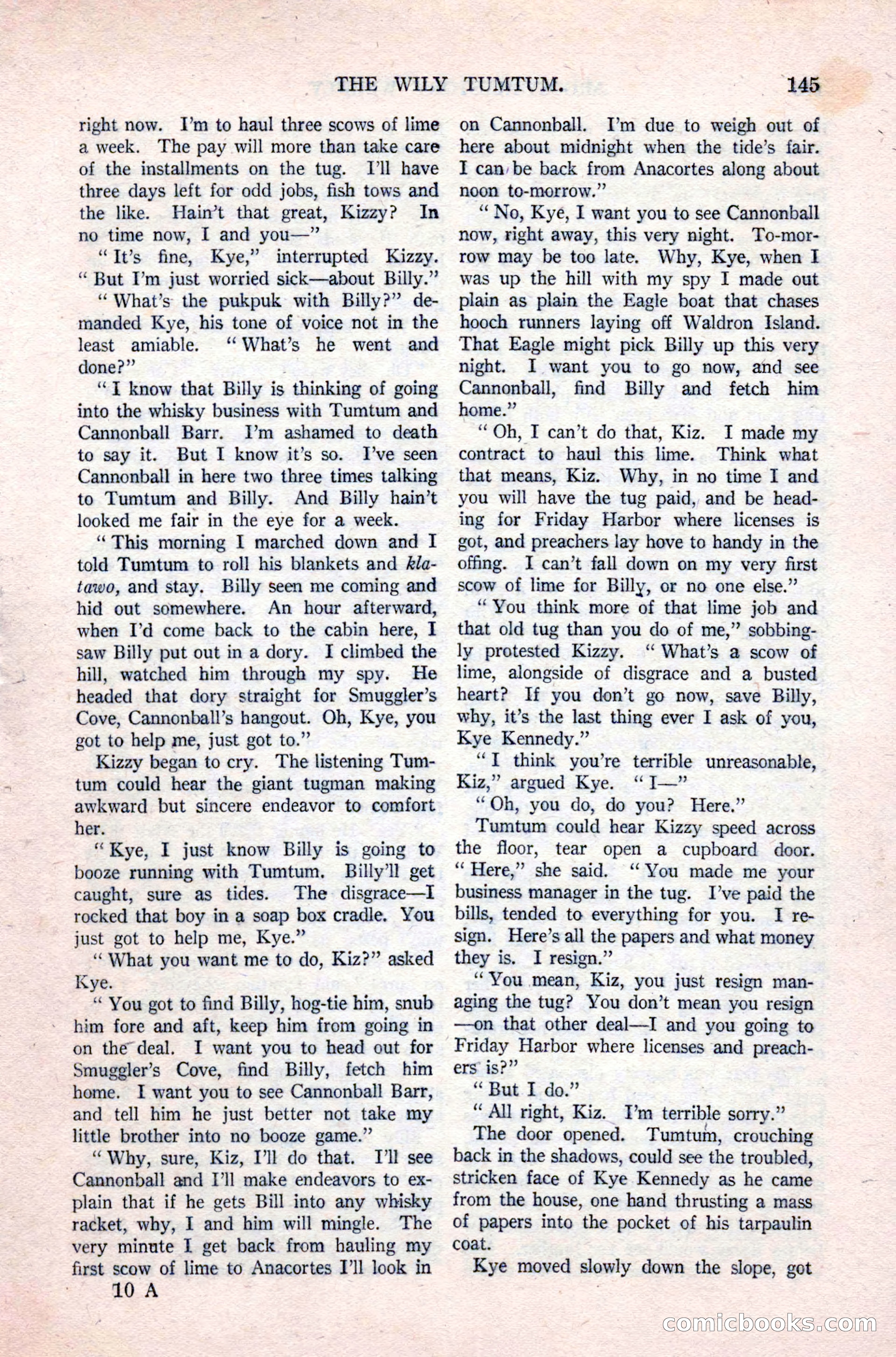 Argosy All-Story Weekly, September 26, 1925 — page 151 of 168