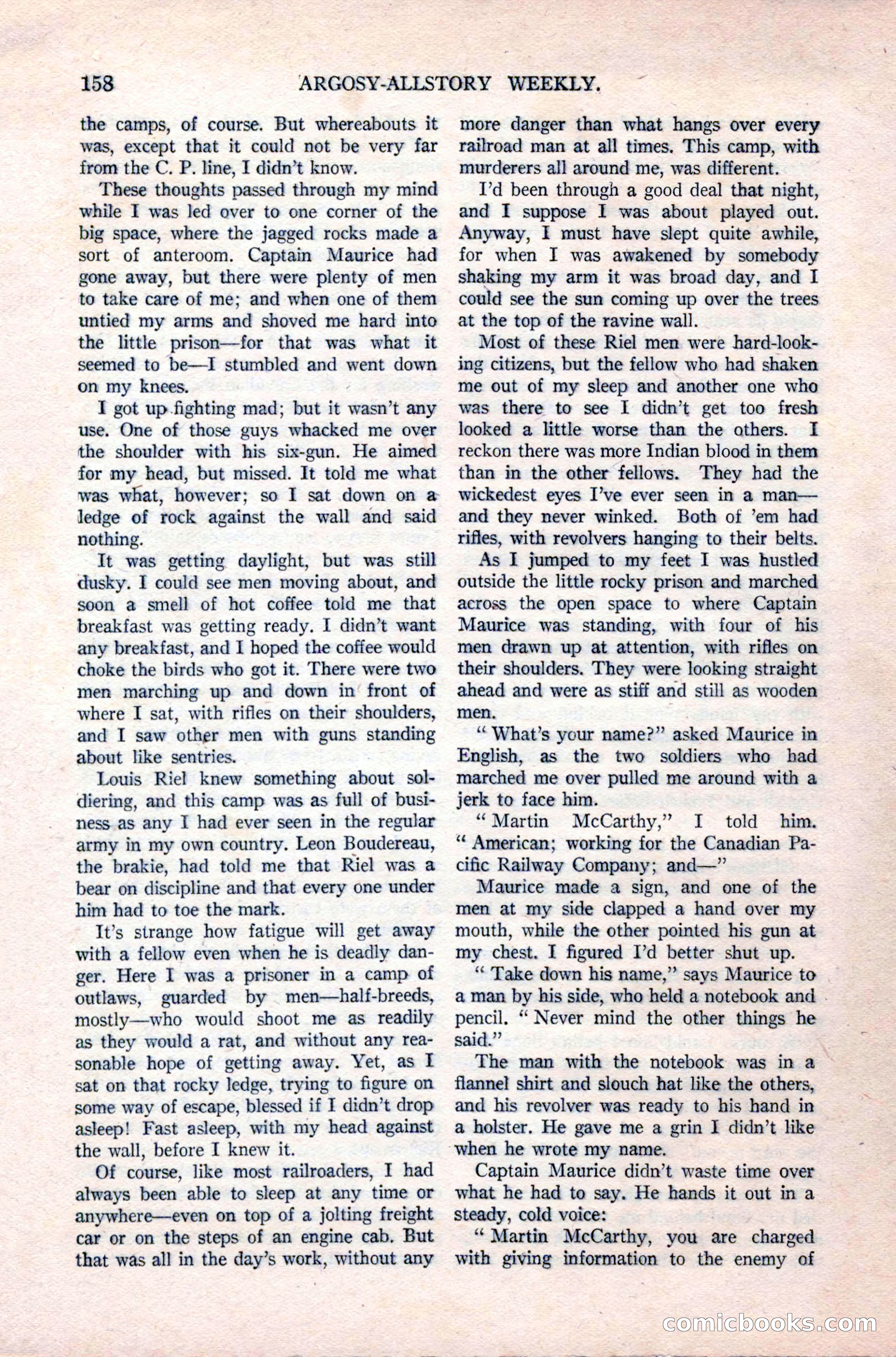 Argosy All-Story Weekly, September 26, 1925 — page 164 of 168