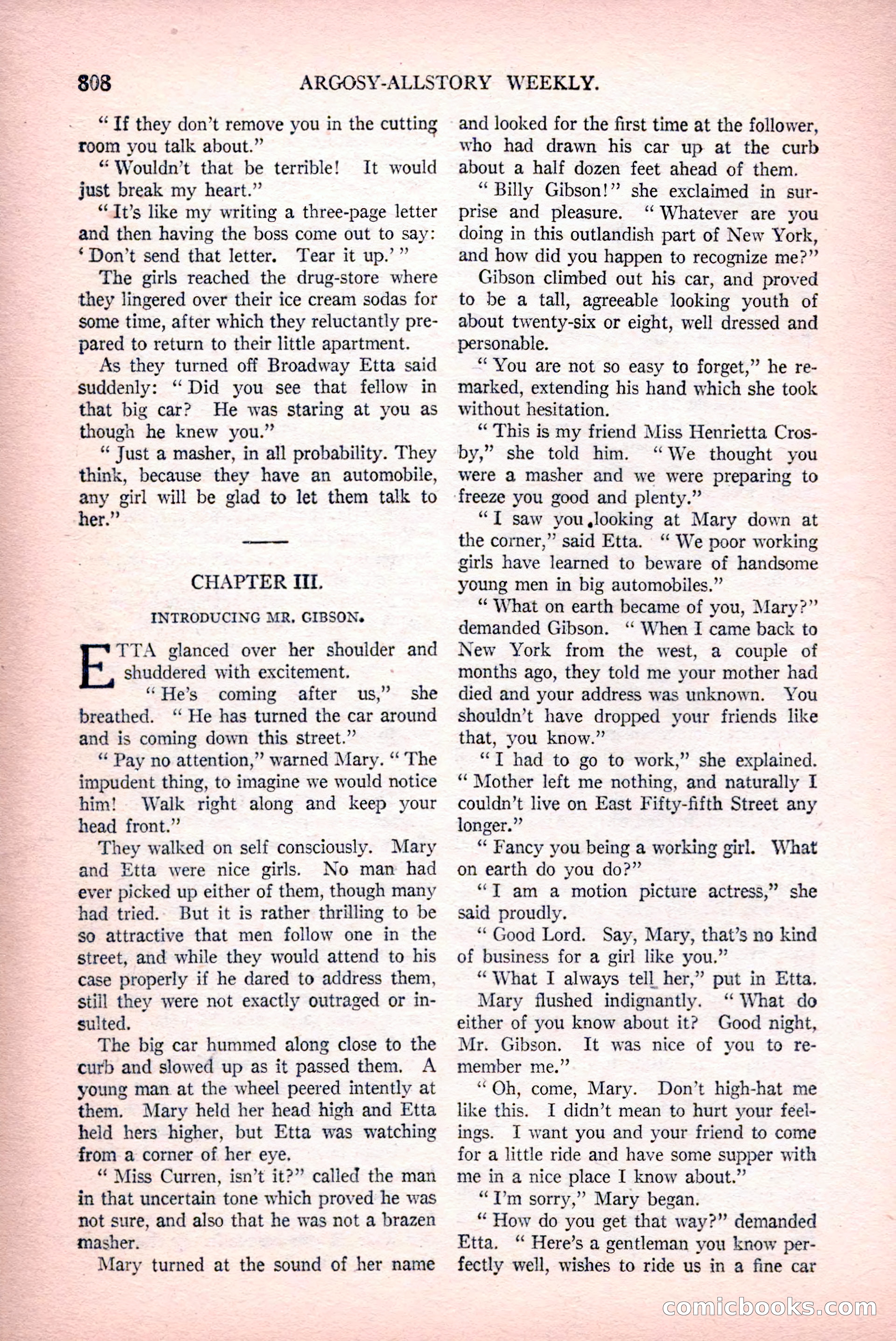 Argosy All-Story Weekly, December 12, 1925 — page 18 of 172