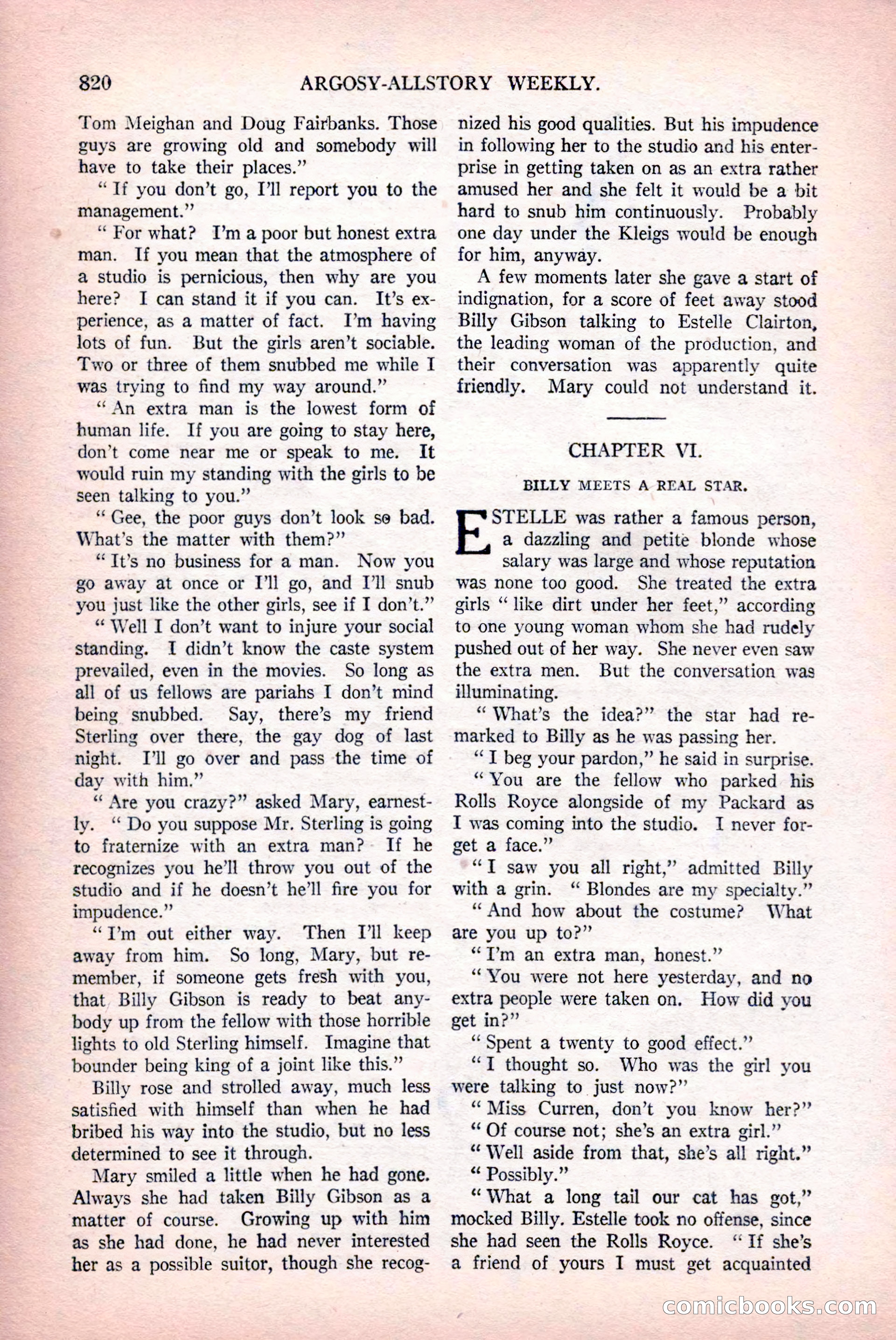 Argosy All-Story Weekly, December 12, 1925 — page 30 of 172