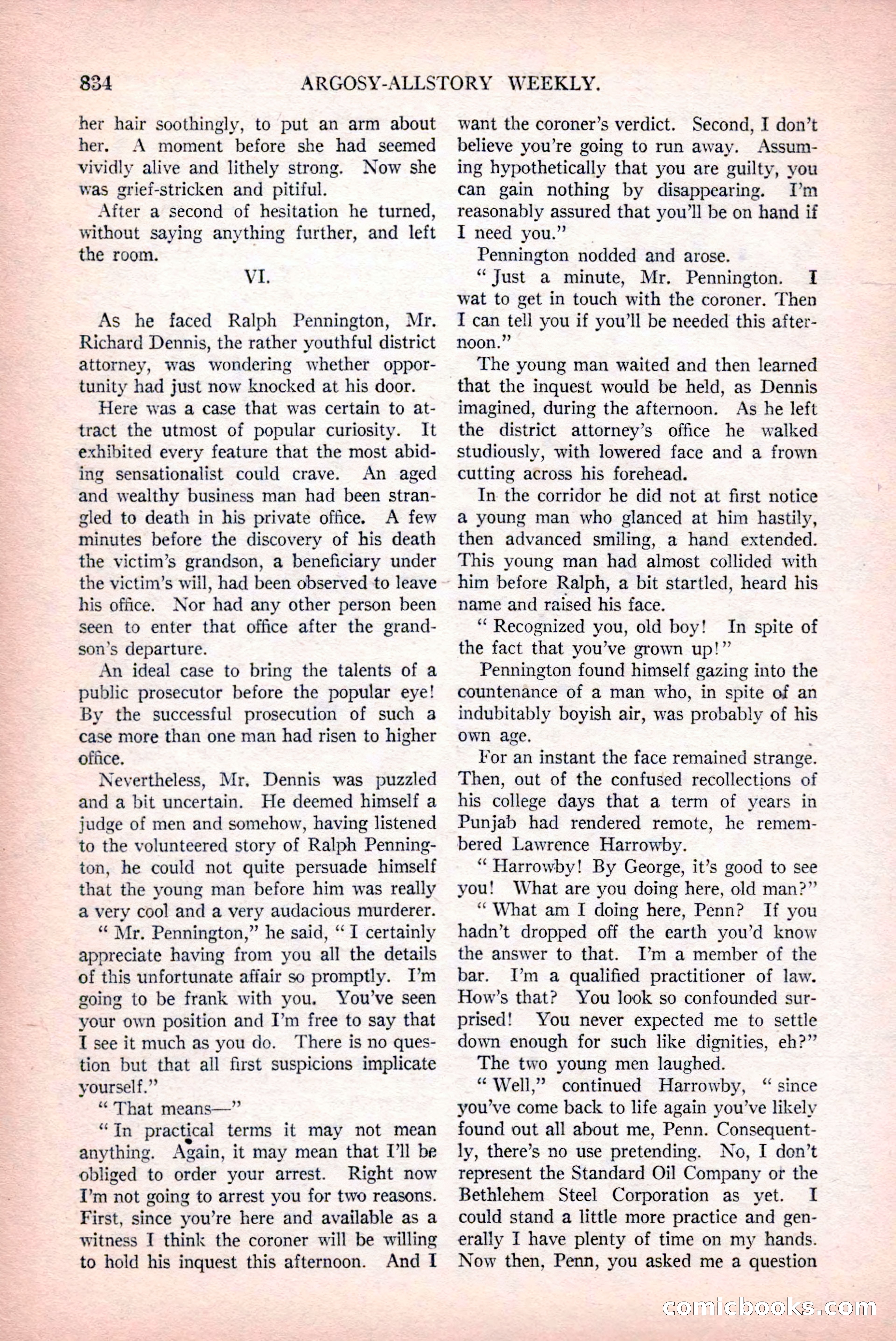 Argosy All-Story Weekly, December 12, 1925 — page 44 of 172