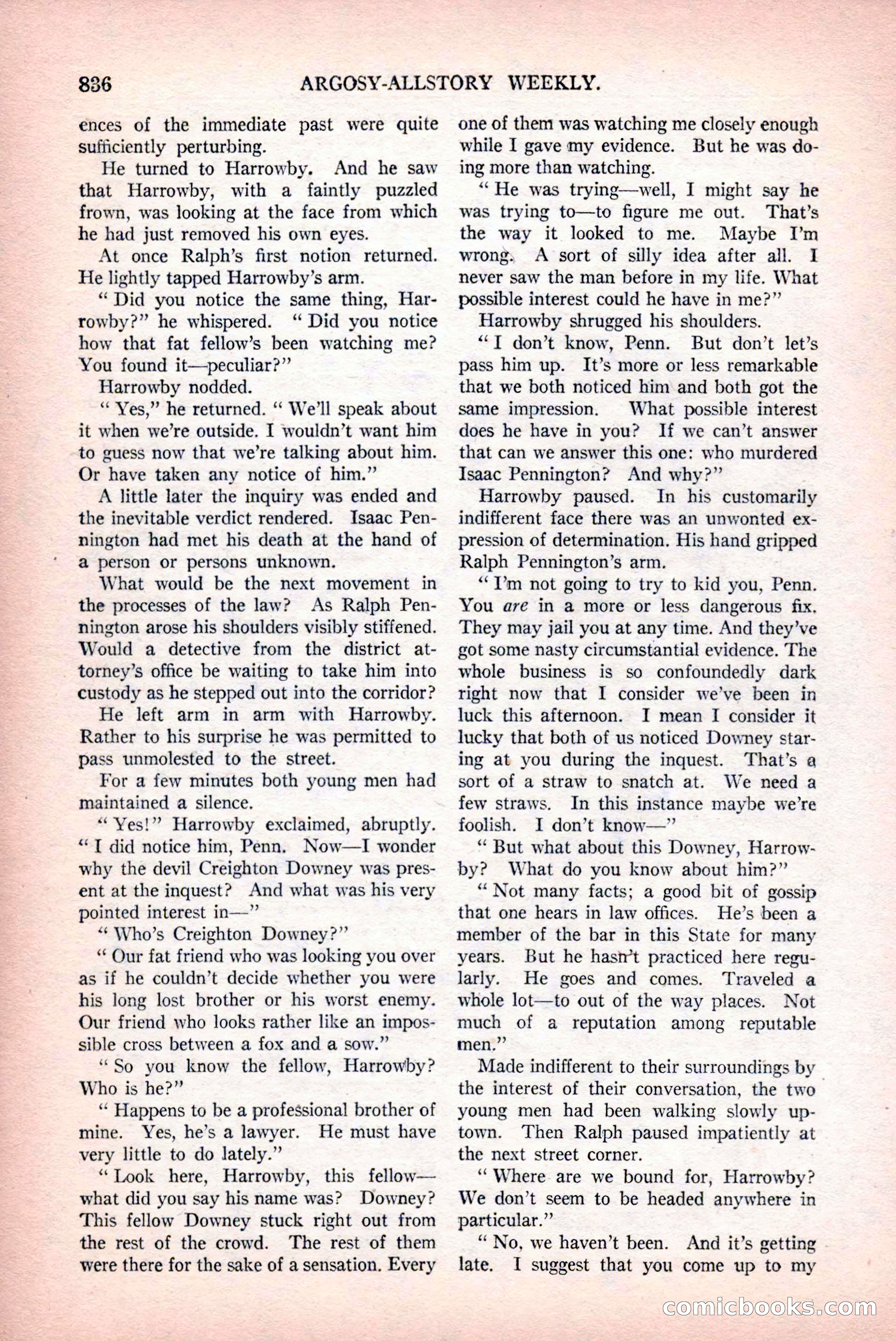 Argosy All-Story Weekly, December 12, 1925 — page 46 of 172