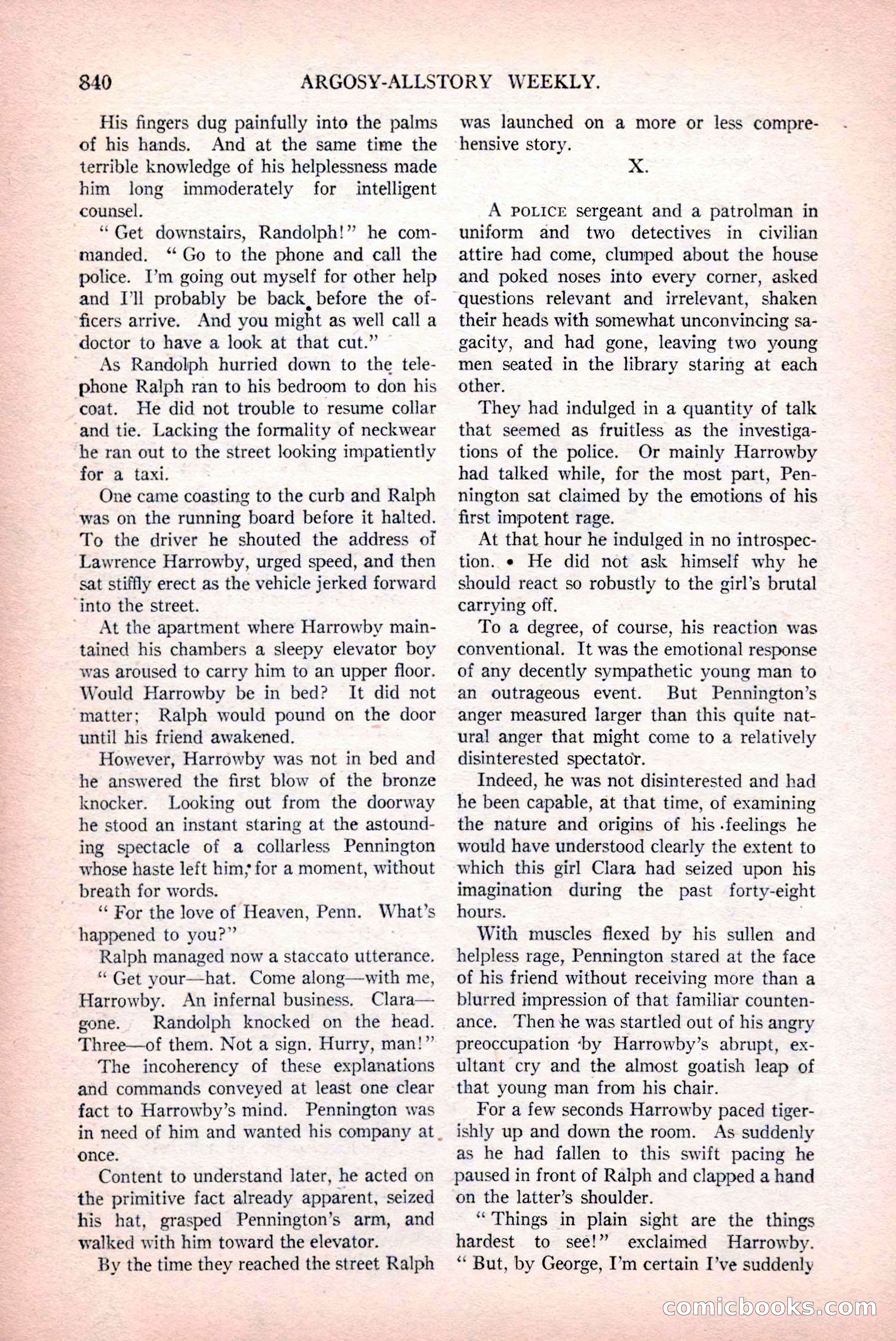 Argosy All-Story Weekly, December 12, 1925 — page 50 of 172