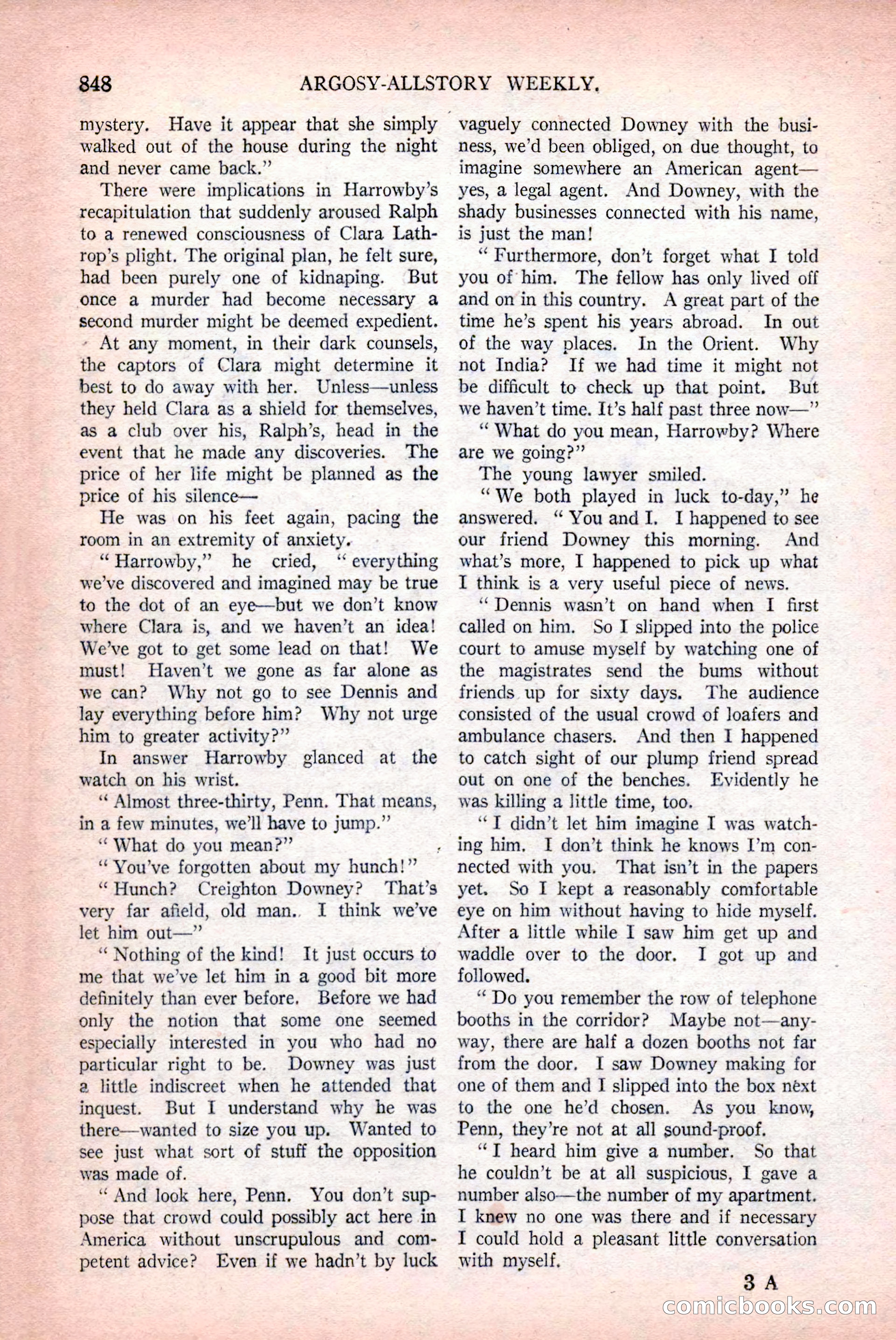 Argosy All-Story Weekly, December 12, 1925 — page 58 of 172