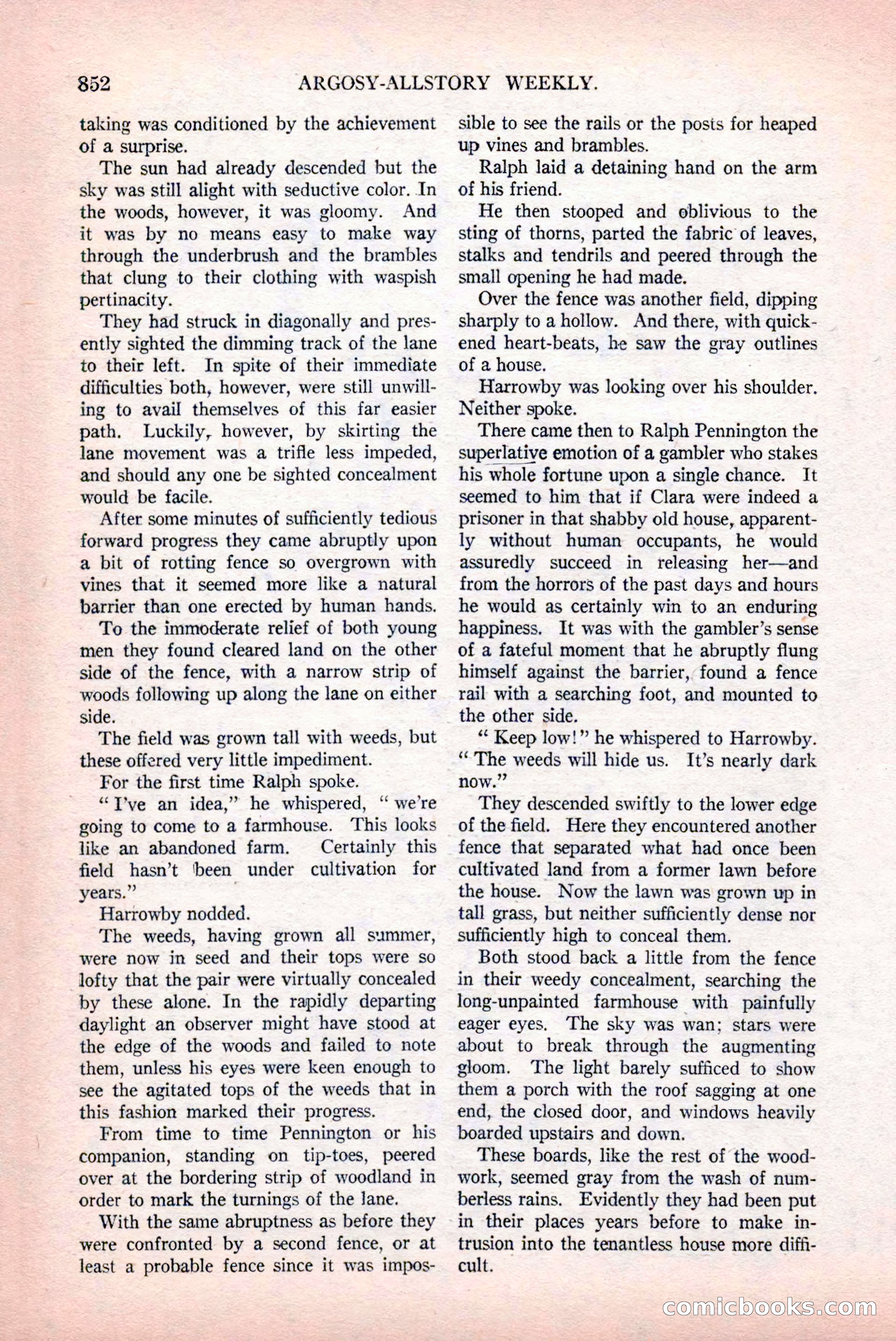 Argosy All-Story Weekly, December 12, 1925 — page 62 of 172