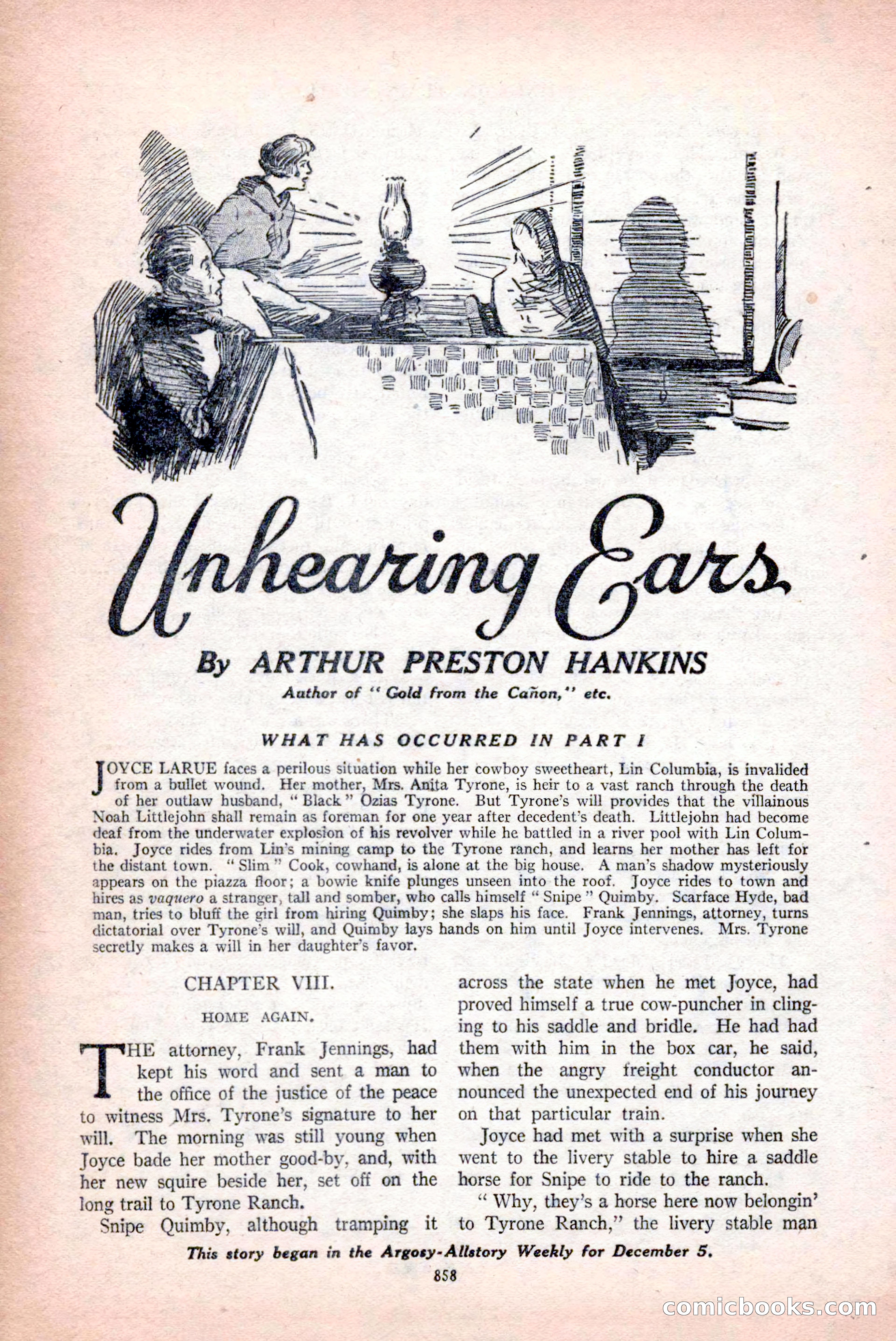 Argosy All-Story Weekly, December 12, 1925 — page 68 of 172