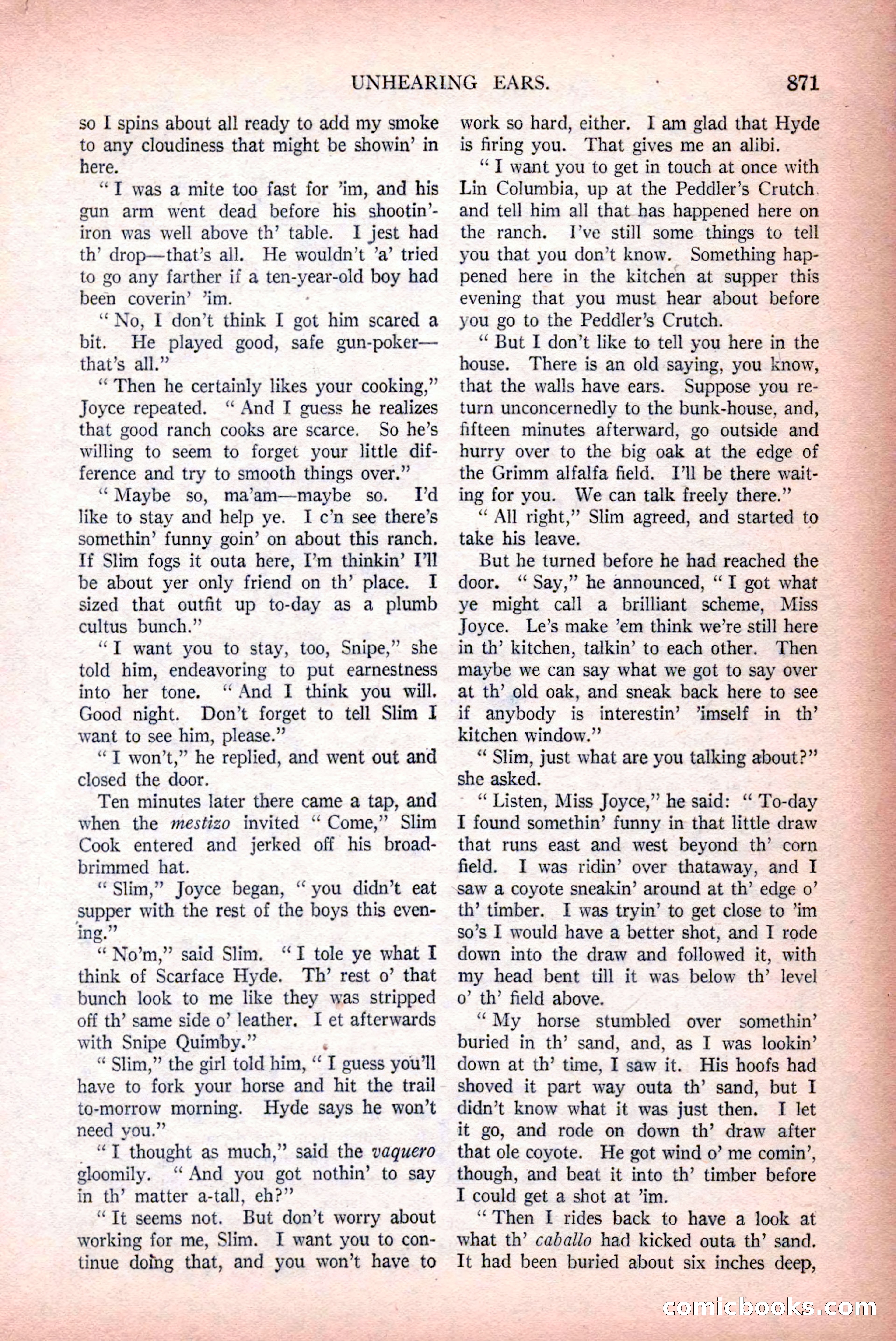 Argosy All-Story Weekly, December 12, 1925 — page 81 of 172