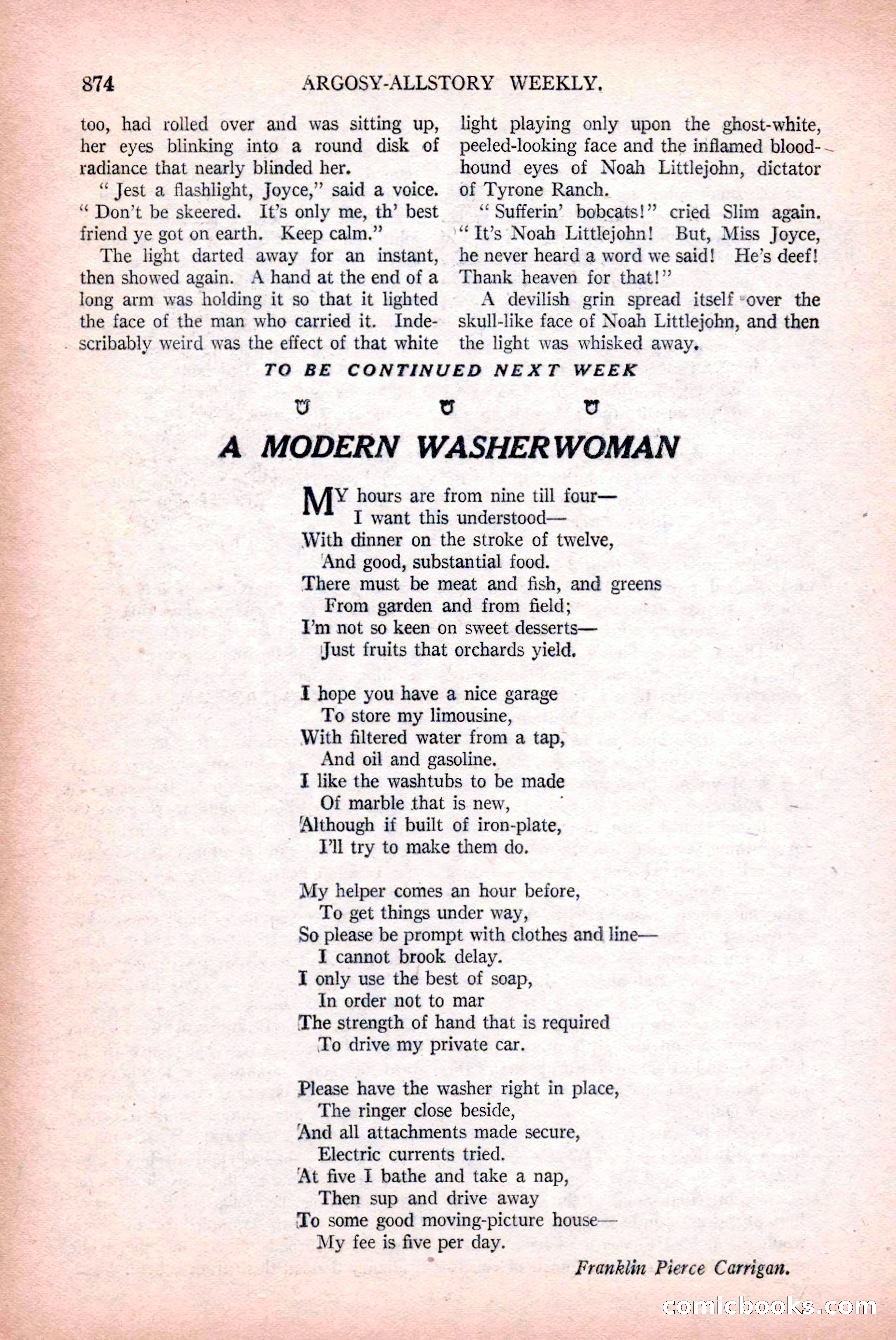 Argosy All-Story Weekly, December 12, 1925 — page 84 of 172