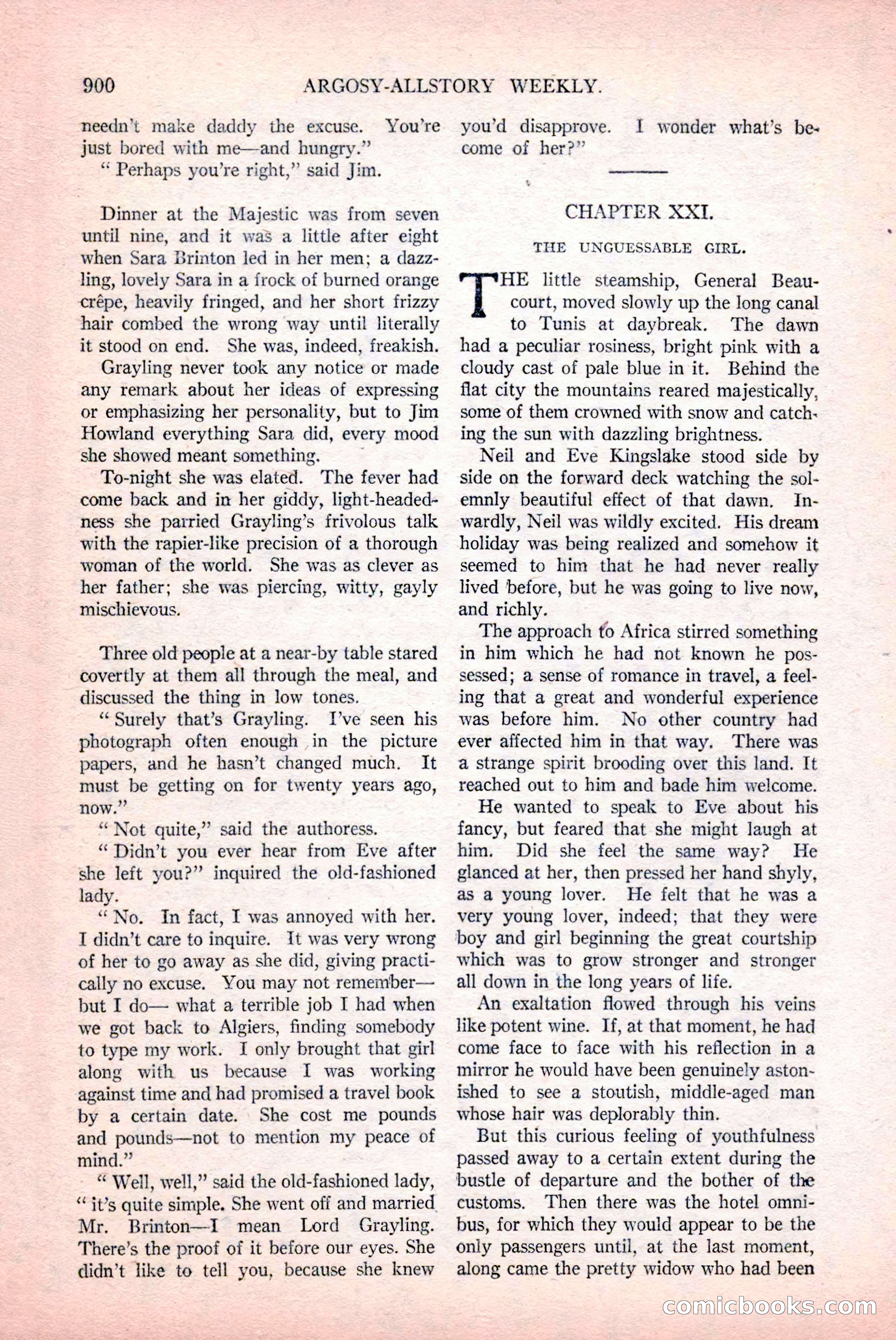 Argosy All-Story Weekly, December 12, 1925 — page 110 of 172