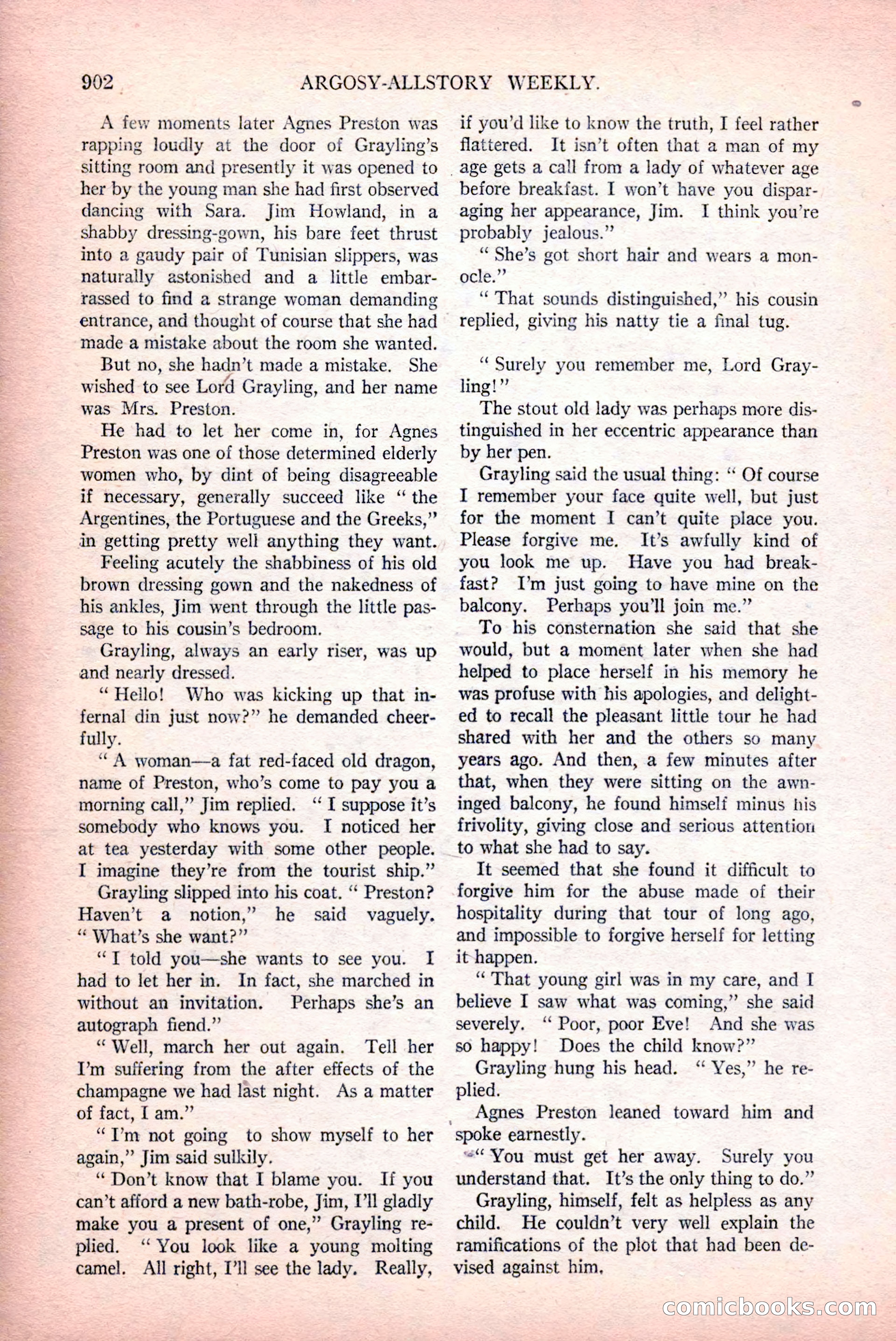 Argosy All-Story Weekly, December 12, 1925 — page 112 of 172