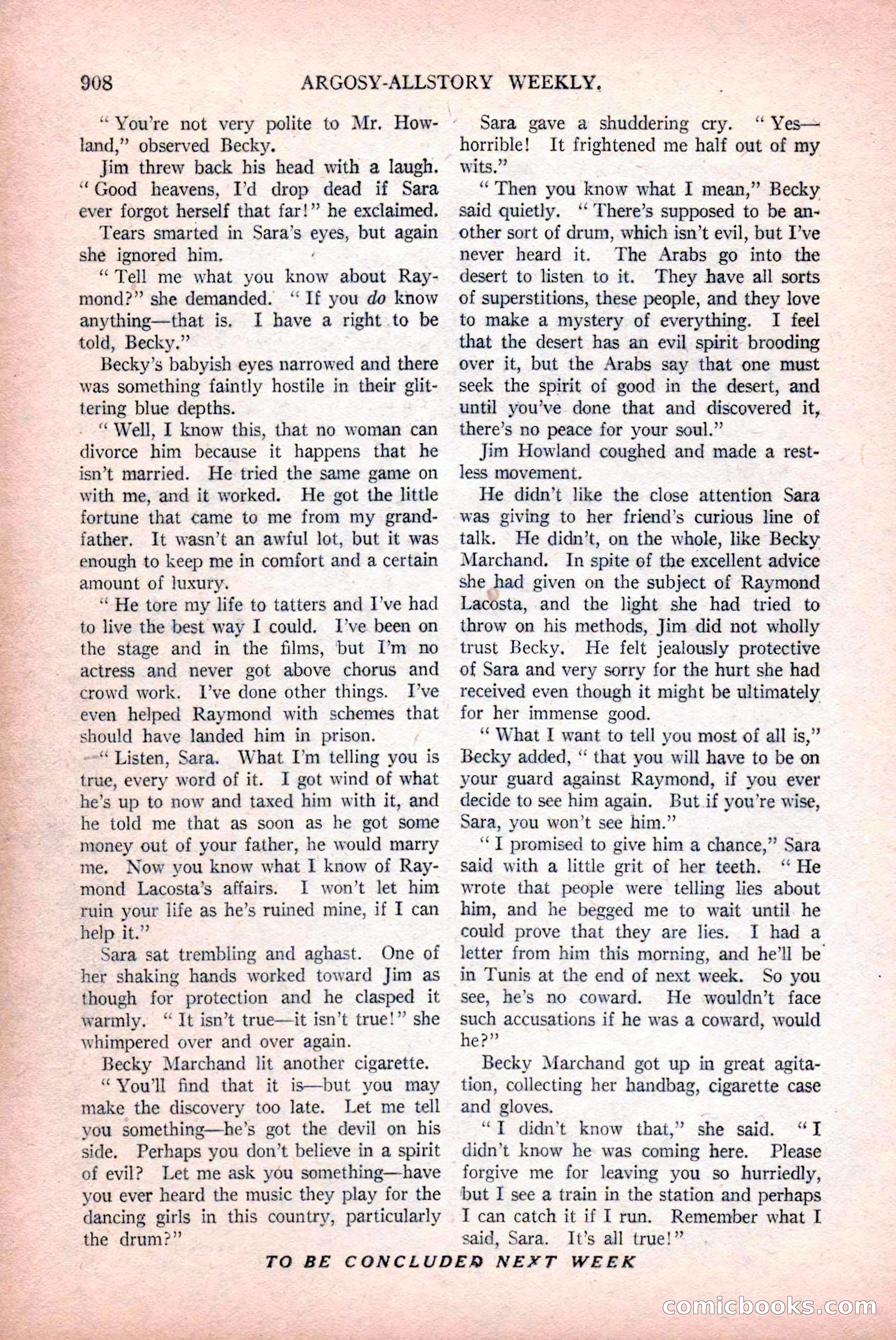 Argosy All-Story Weekly, December 12, 1925 — page 118 of 172