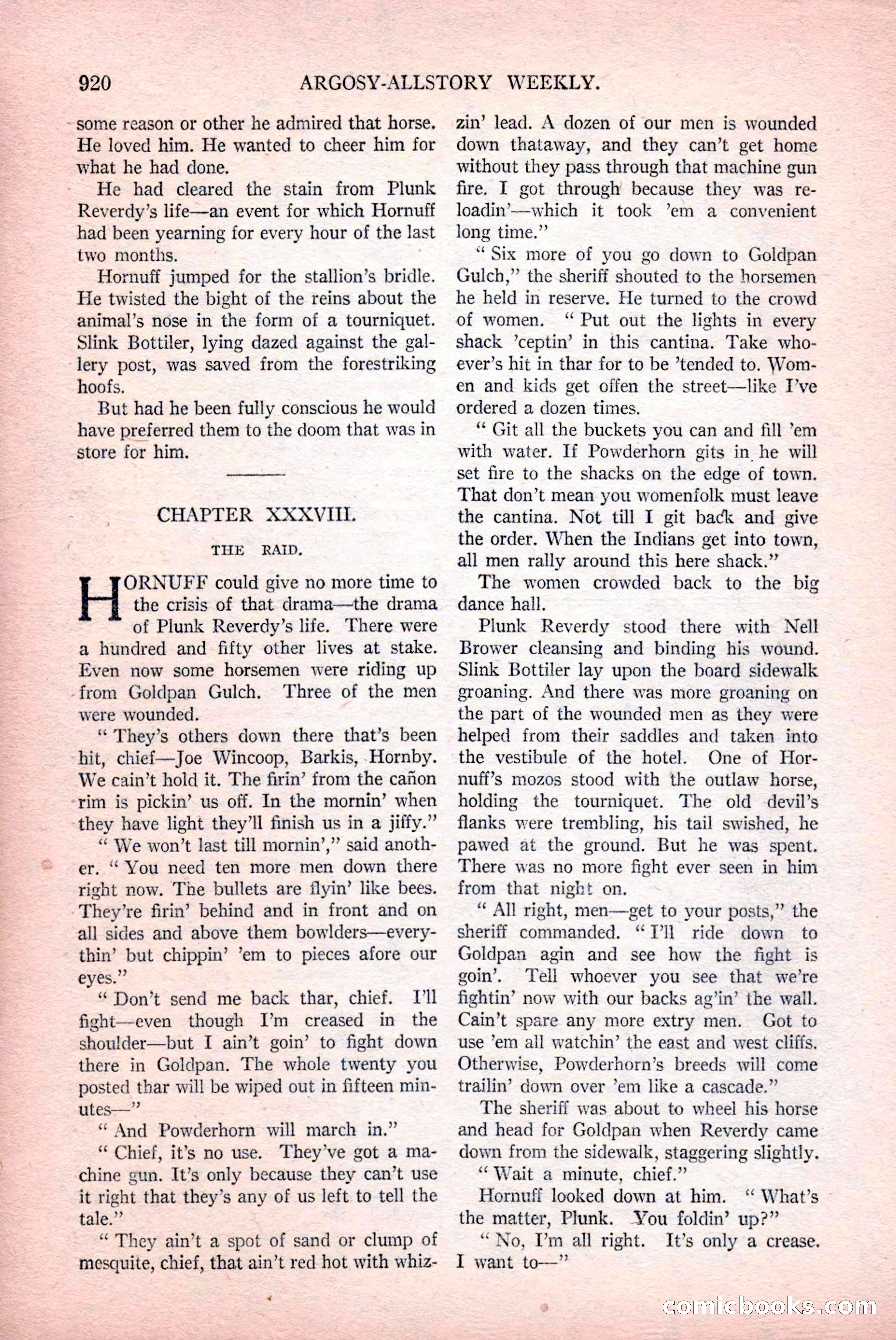 Argosy All-Story Weekly, December 12, 1925 — page 130 of 172